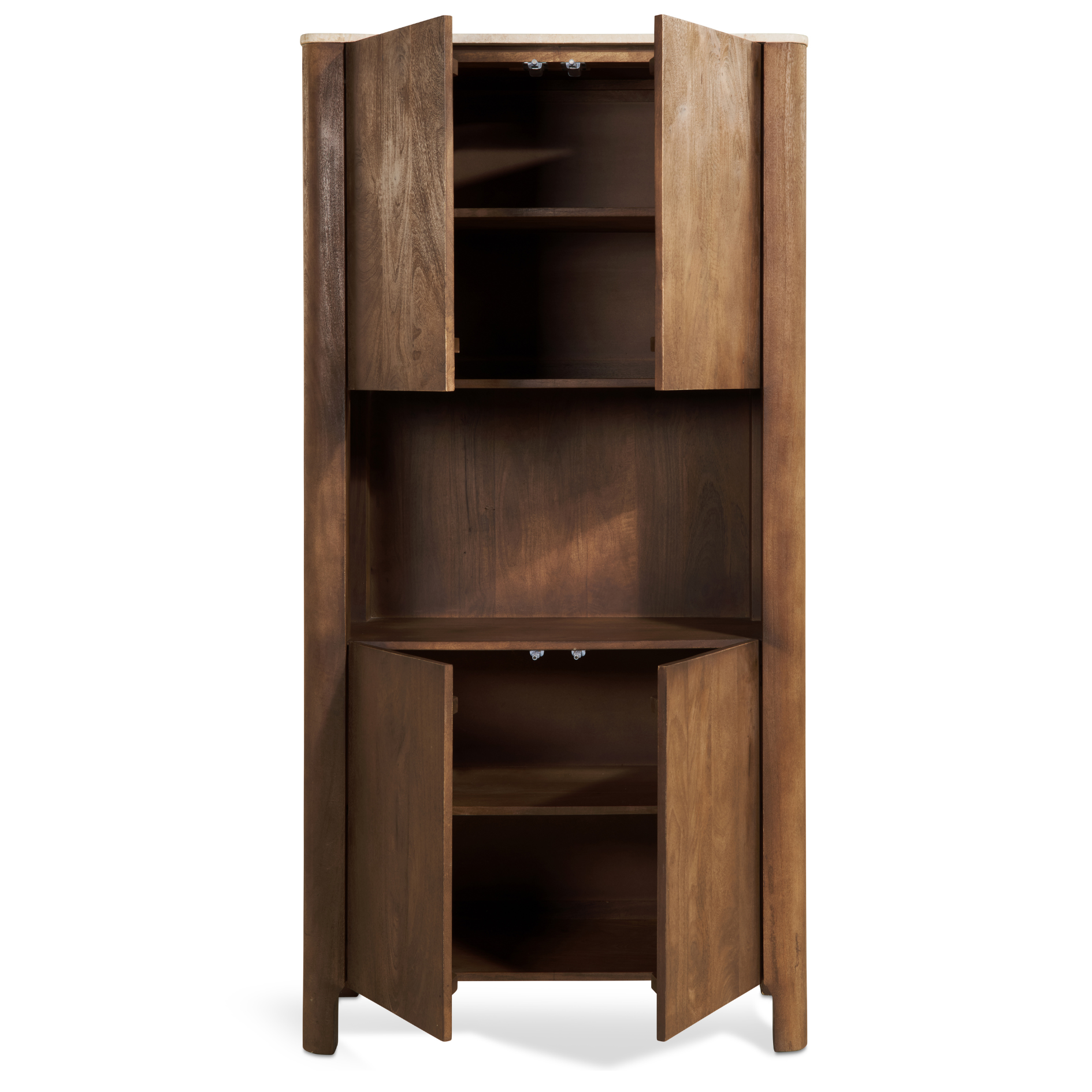 Nova wandkast - bruin marmer 180 cm