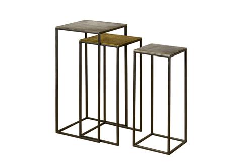 Bijzettafel – Renew Iron – Brons – 35 x 35 x 75 cm – Tower Living