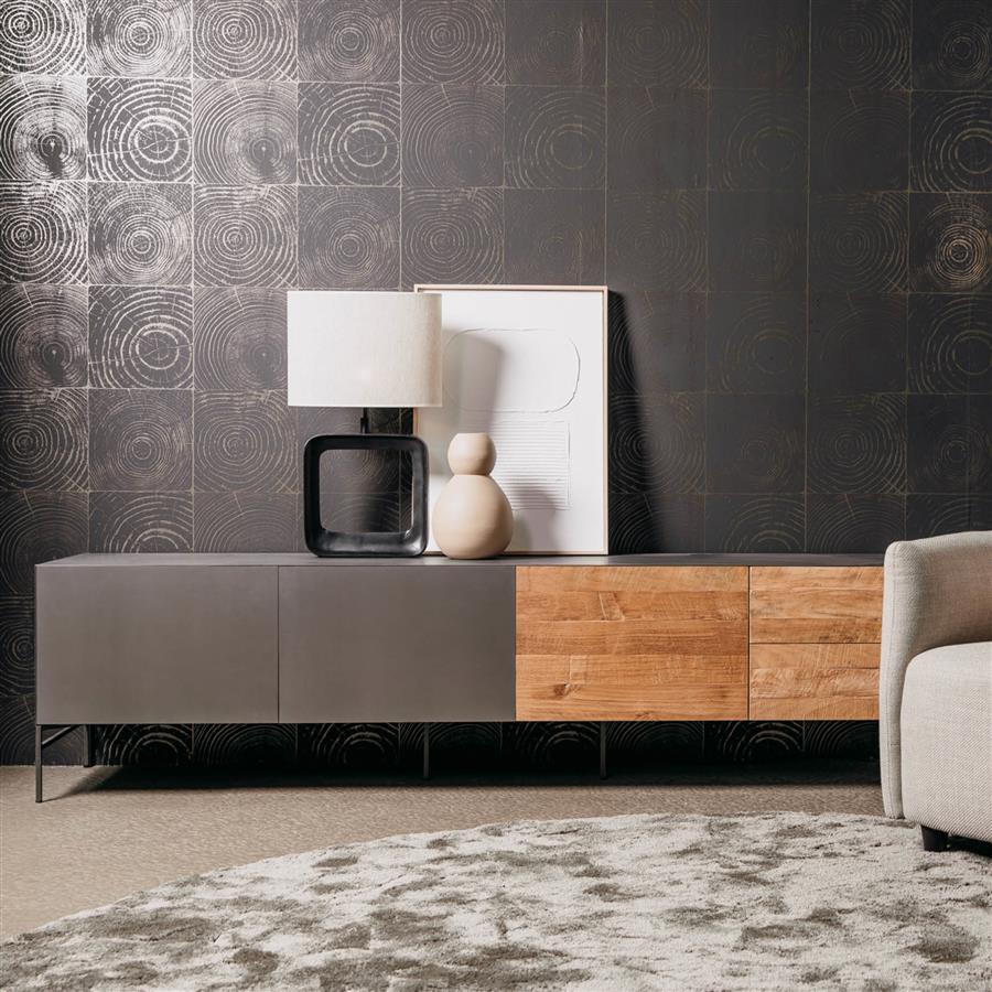 TV-Meubel – Pandora – Bruin – 221 x 55 cm – Tower Living