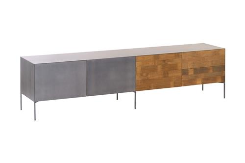 TV-Meubel – Pandora – Bruin – 221 x 55 cm – Tower Living