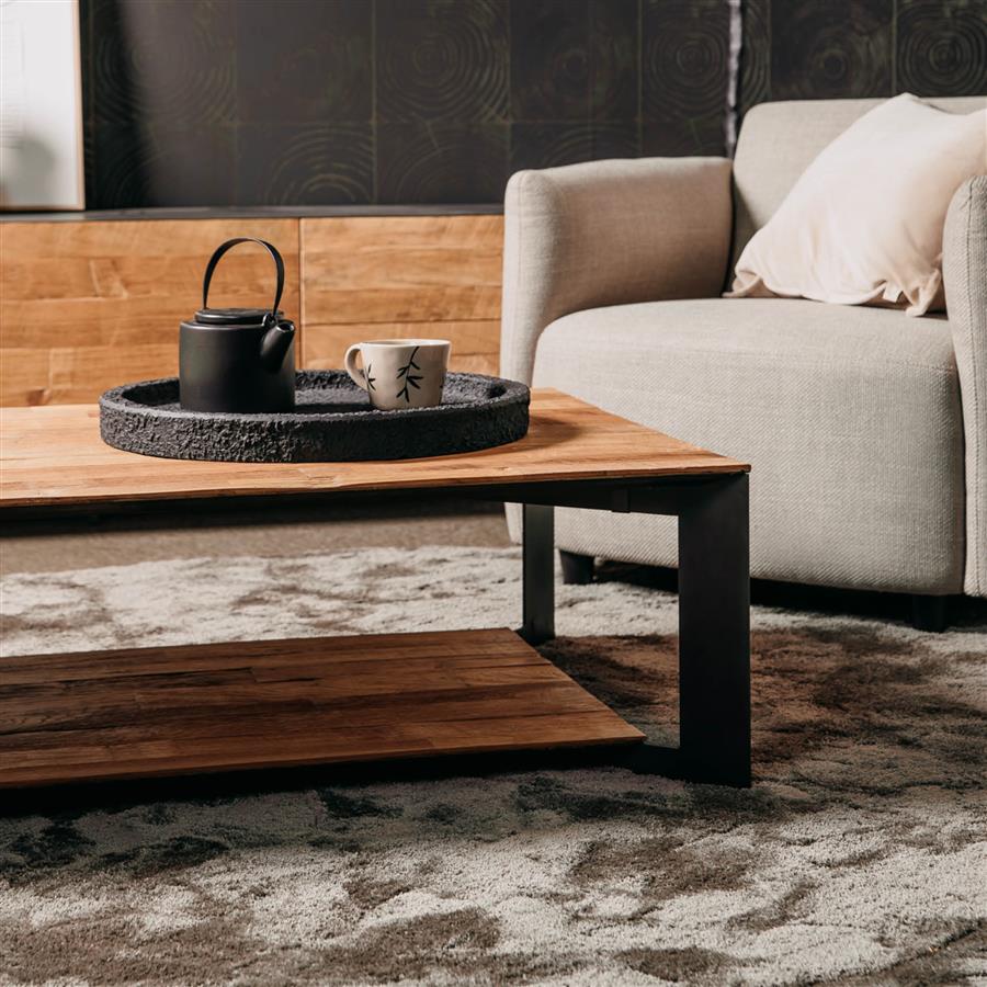 Salontafel – Pandora – Bruin – 135 x 75 x 35 cm – Tower Living