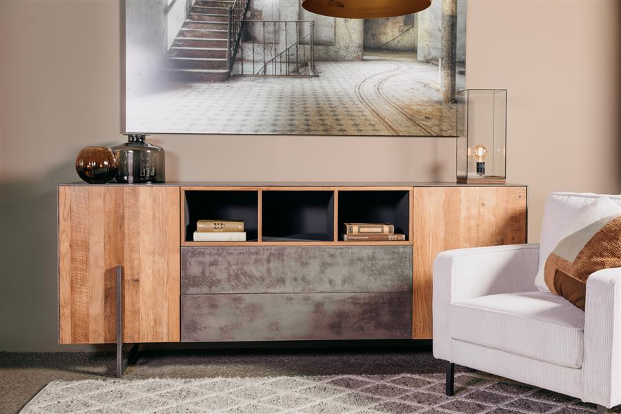 Dressoir – Ora – Bruin – 222 x 89 cm – Tower Living