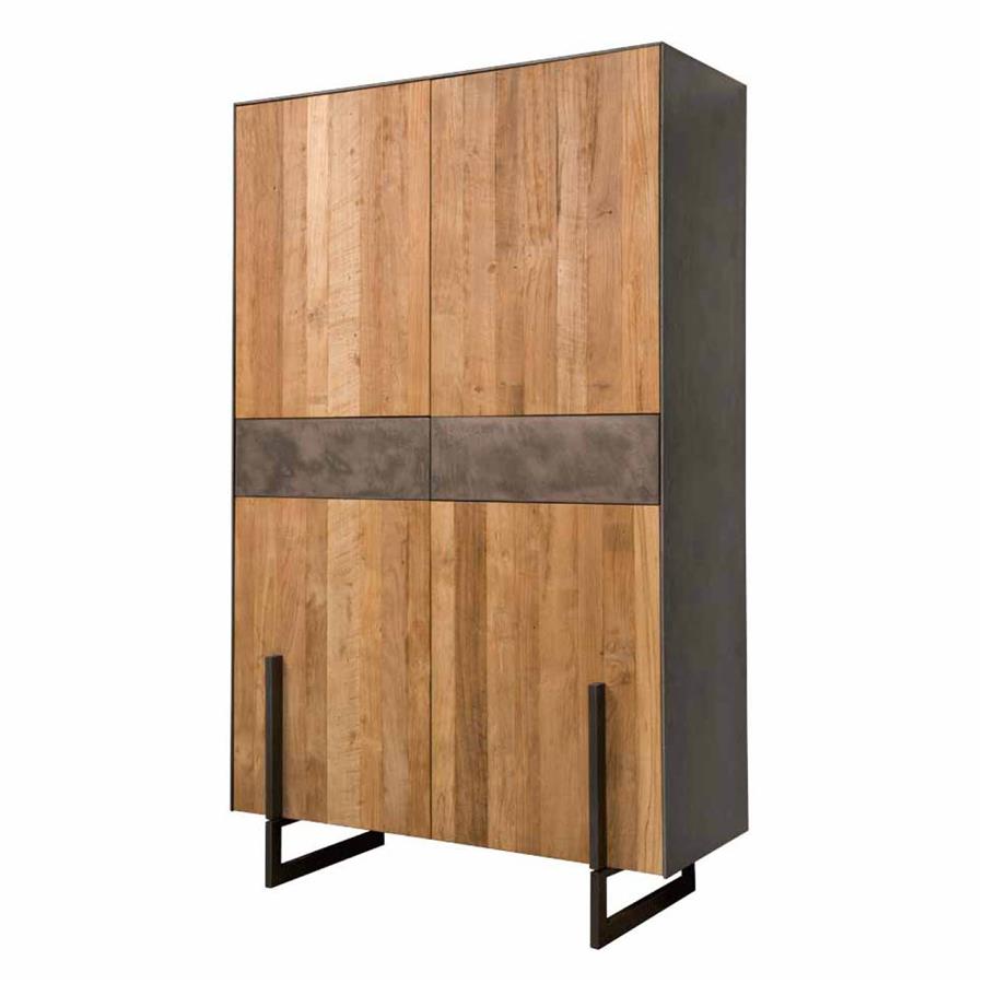 Opbergkast – Ora – Bruin – 112 x 182 cm – Tower Living