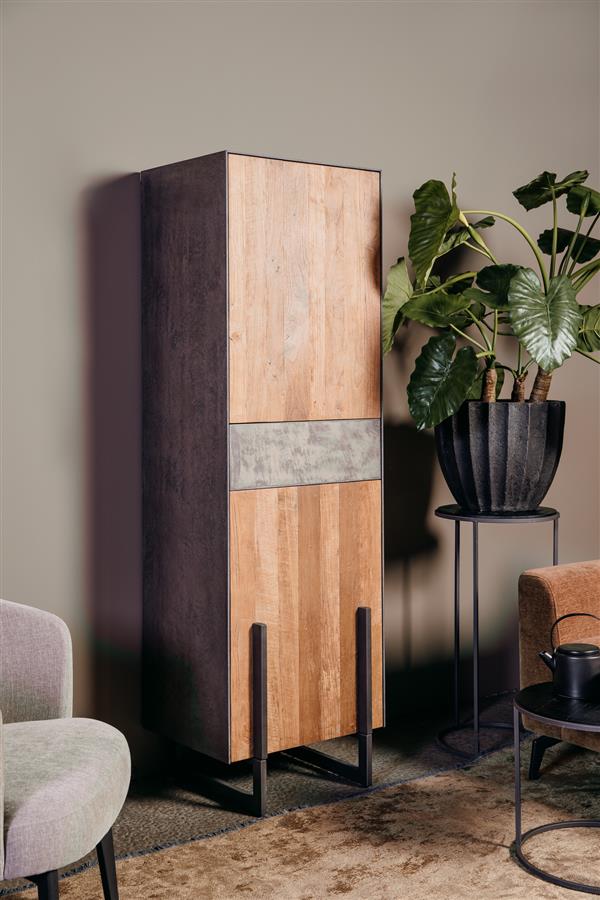 Opbergkast – Ora – Bruin – 57 x 182 cm – Tower Living