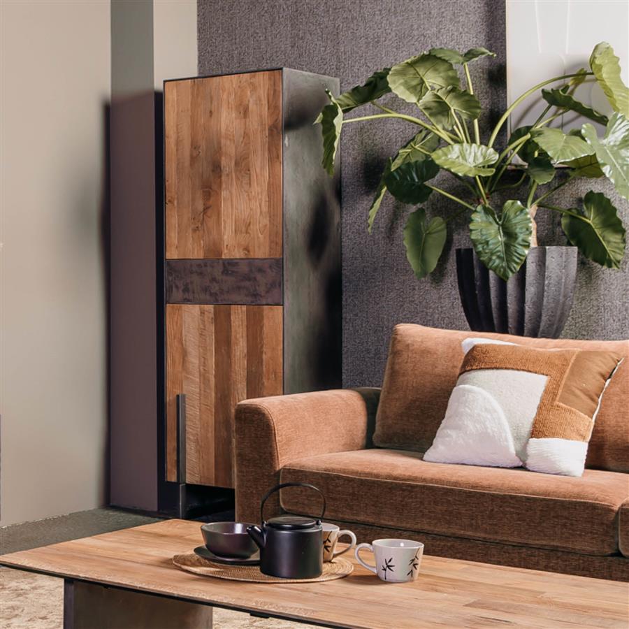 Opbergkast – Ora – Bruin – 57 x 182 cm – Tower Living