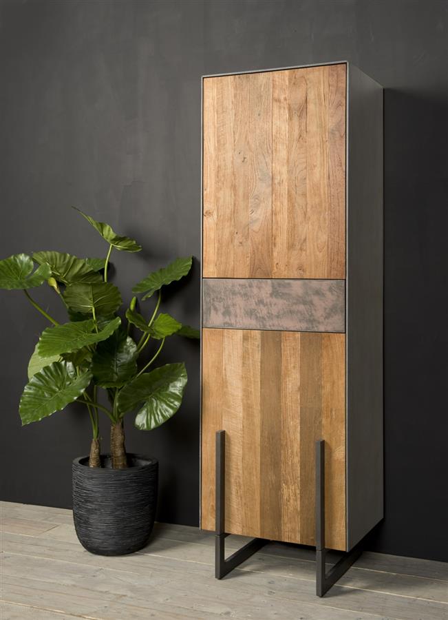 Opbergkast – Ora – Bruin – 57 x 182 cm – Tower Living