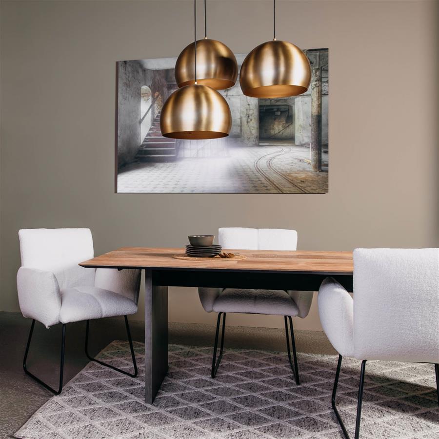 Eetkamertafel – Ora – Bruin – 240 x 100 x 76 cm – Tower Living