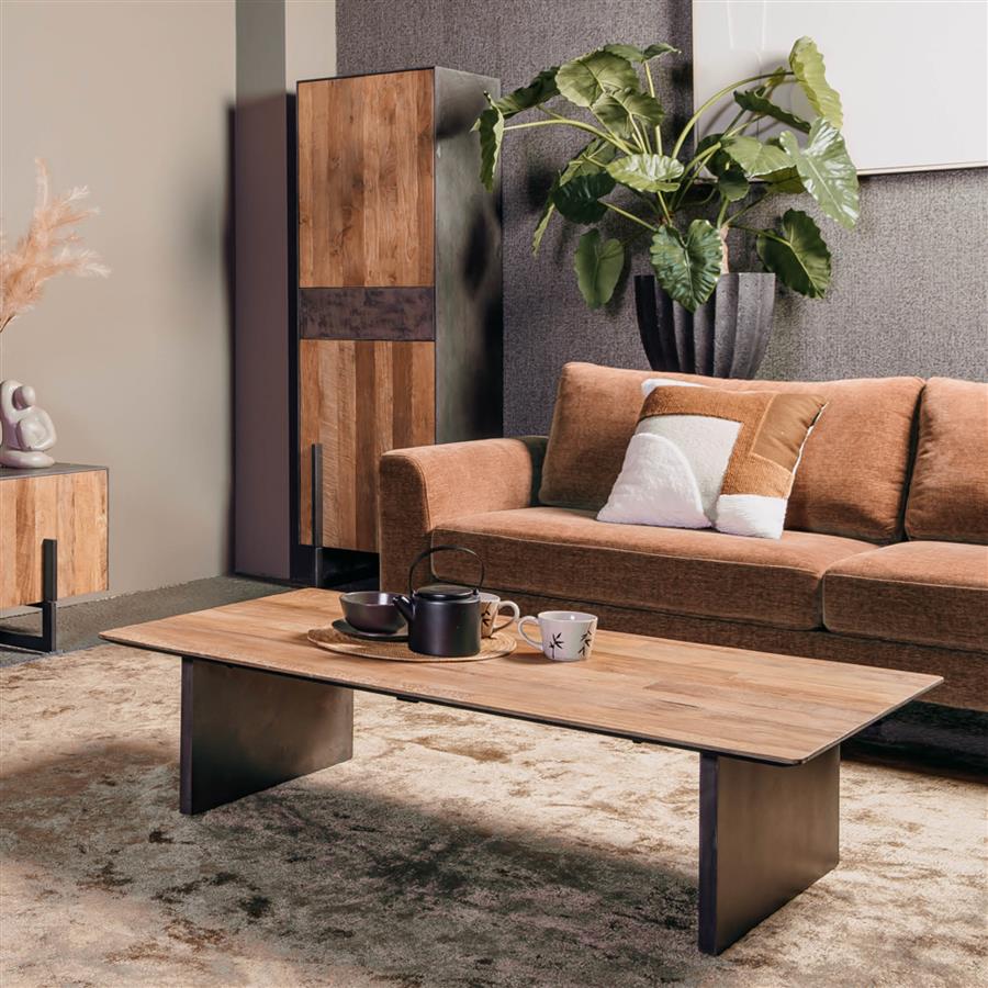 Salontafel – Ora – Bruin – 135 x 75 x 35 cm – Tower Living