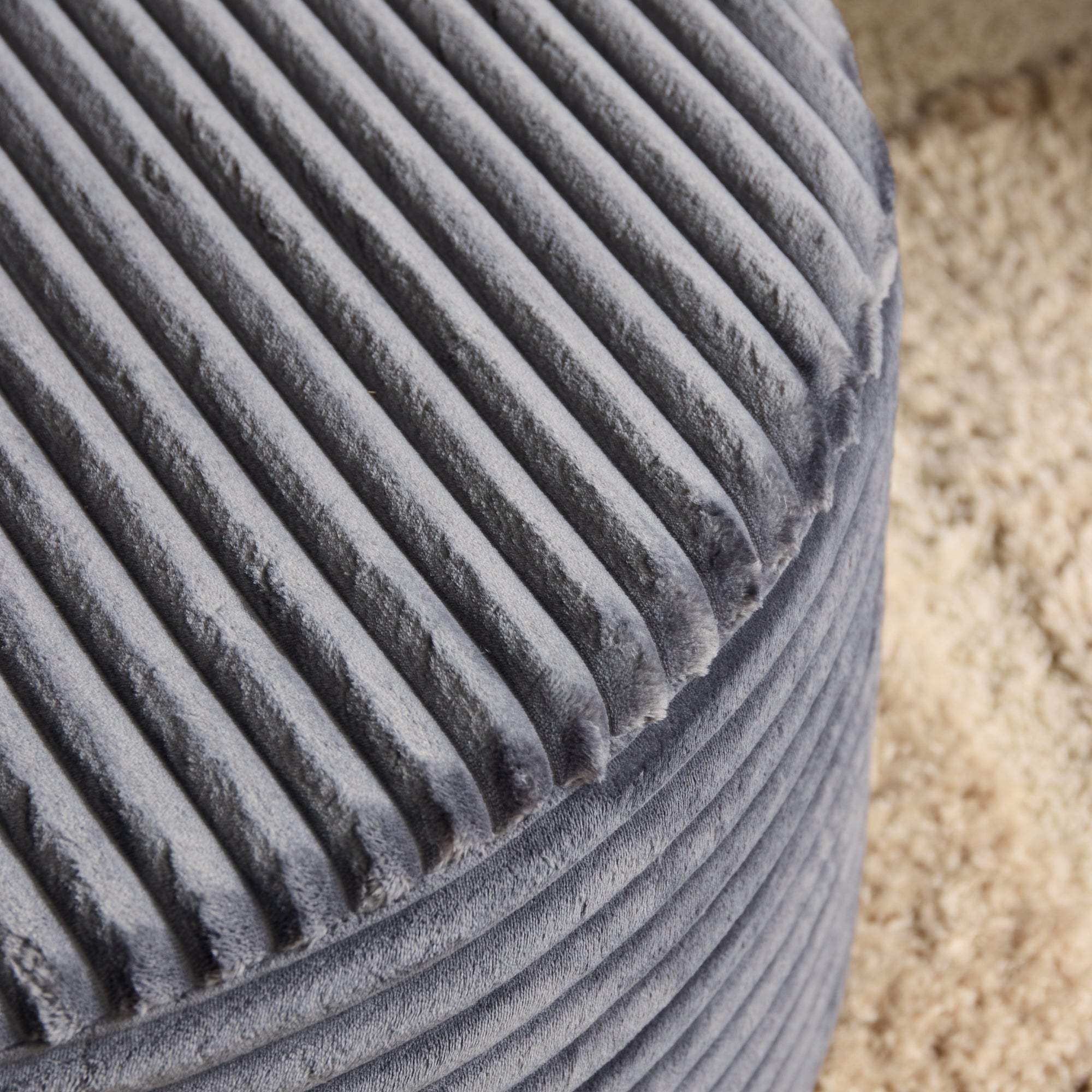 Ronde Hocker Antraciet 80 | Tilia 85