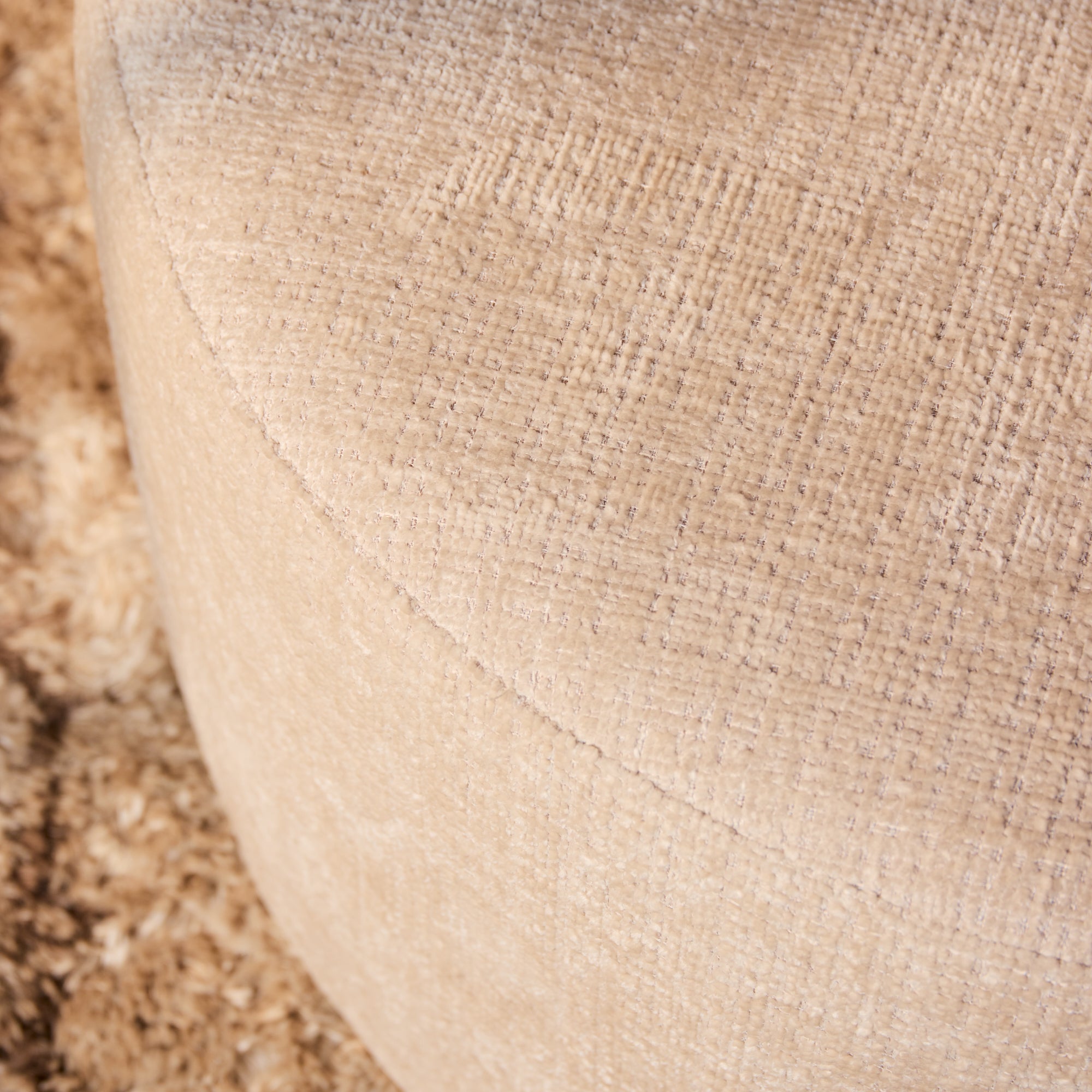 My Sofa Hocker | Rond | 80 cm | Cremona 02 |  Beige