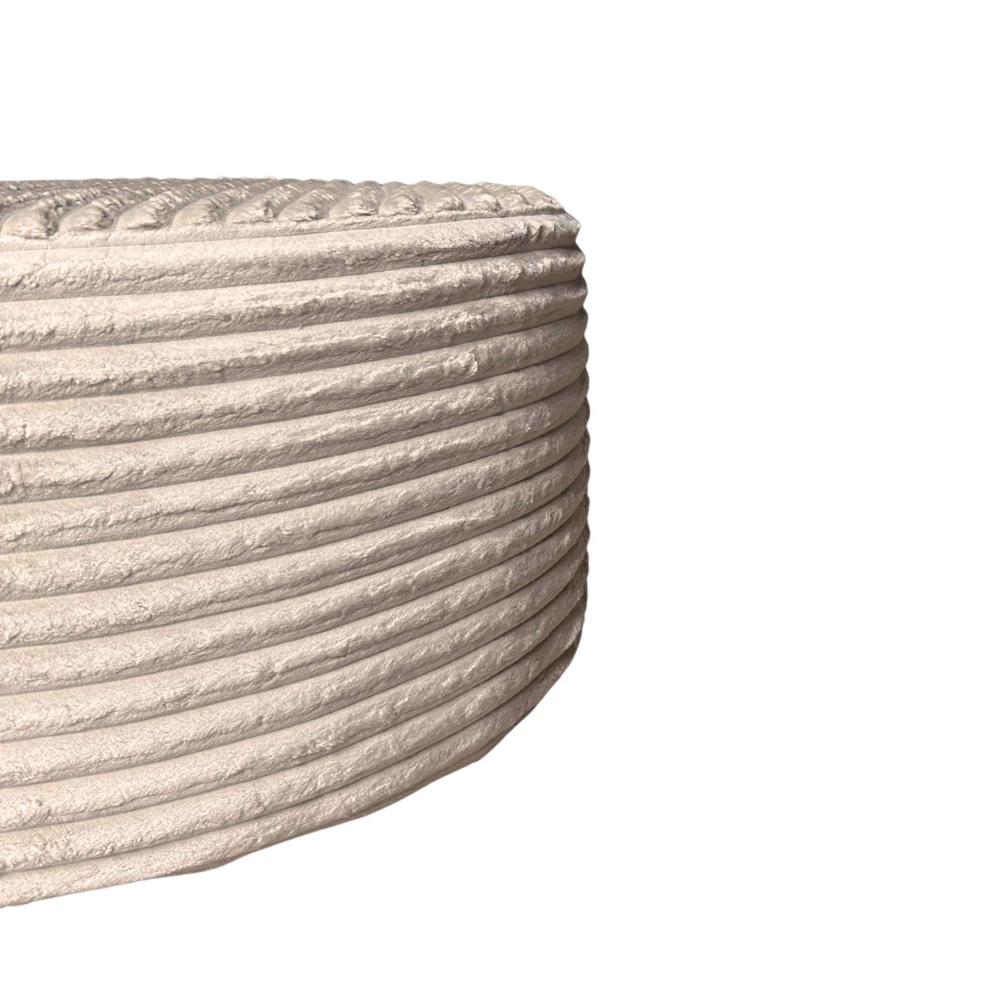 My Sofa Poef | Rond | 80 cm | Tilia 03 | Beige