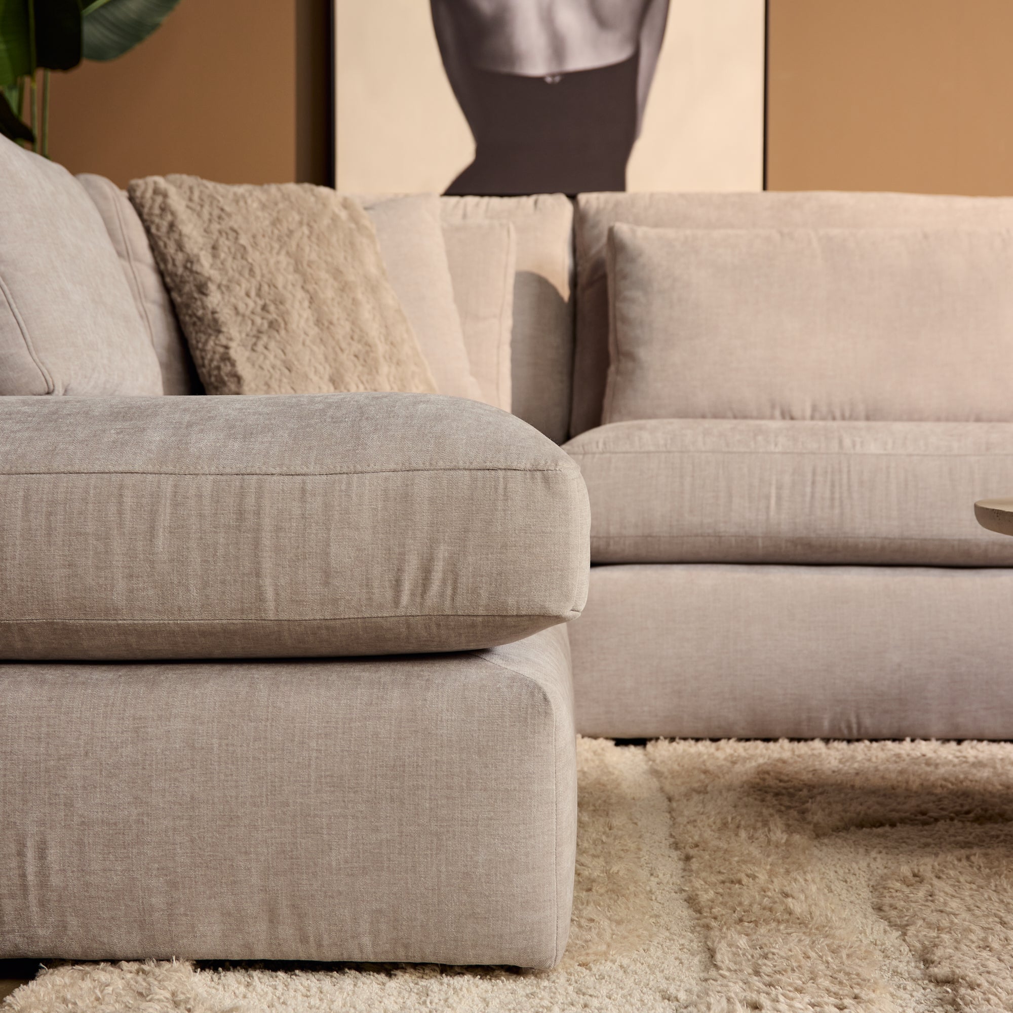 MySofa Jesse U-bank Beige��