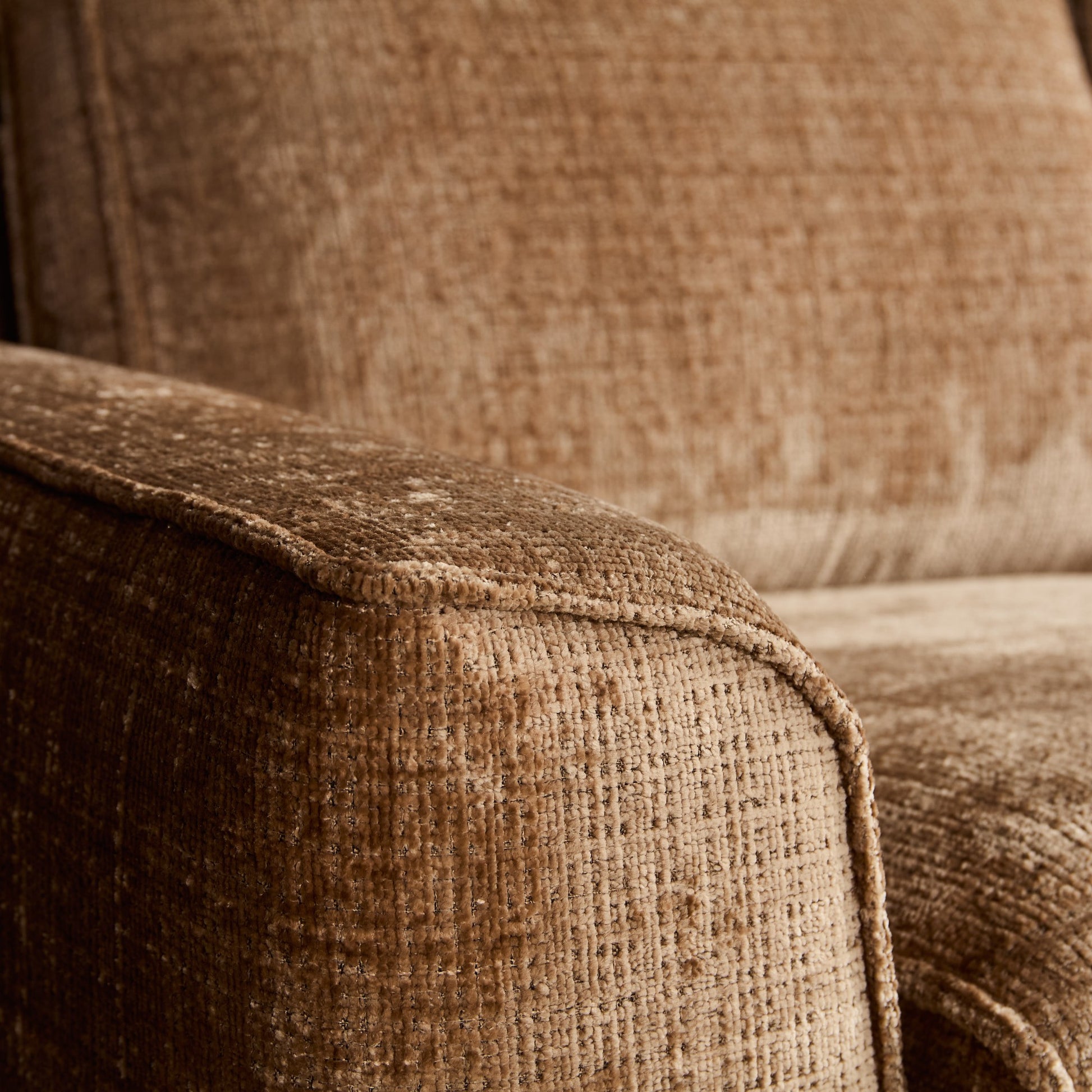 MySofa Teddy hoekbank cinnamon sfeerbeeld woonkamer