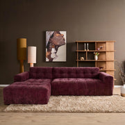 MySofa Ruby hoekbank paars sfeerbeeld woonkamer