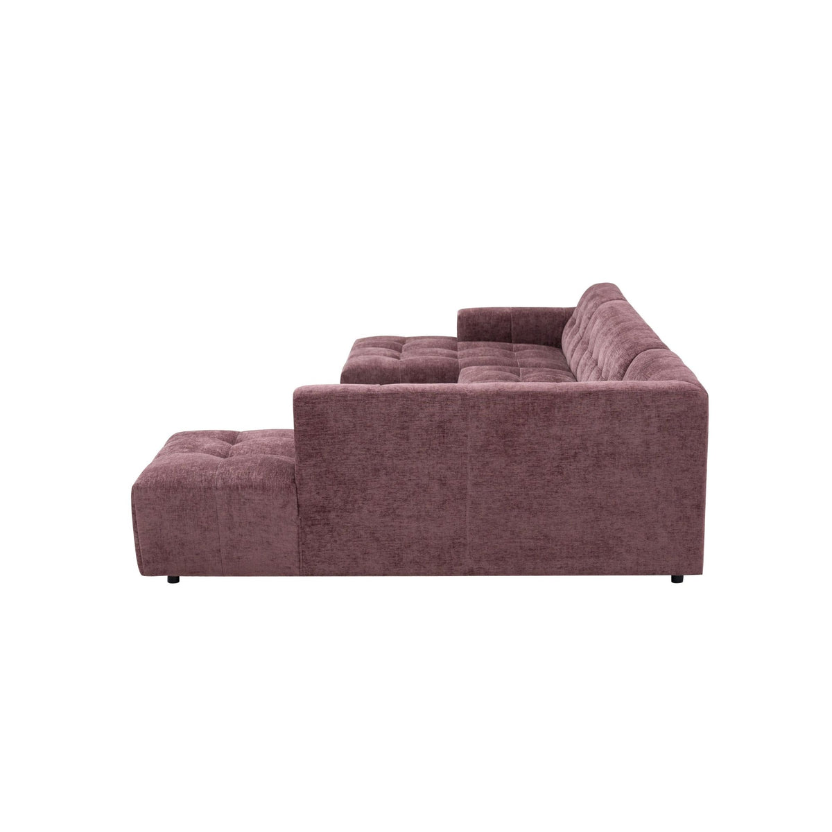 MySofa Ruby U-bank Paars Lounge L + 2,5 + Ottomane R