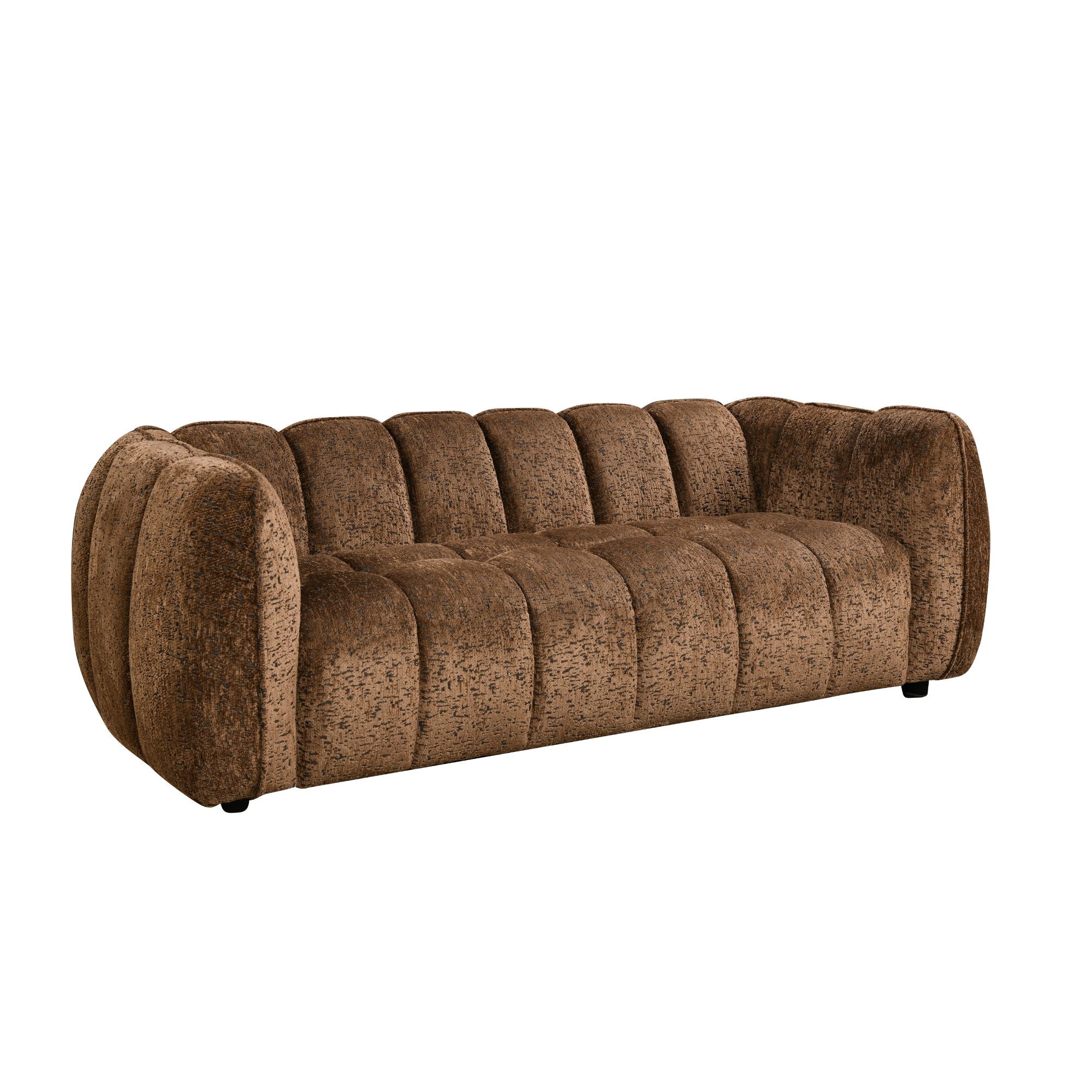 MySofa Morris 3-zitsbank Bruin 211 cm - detailfoto 3