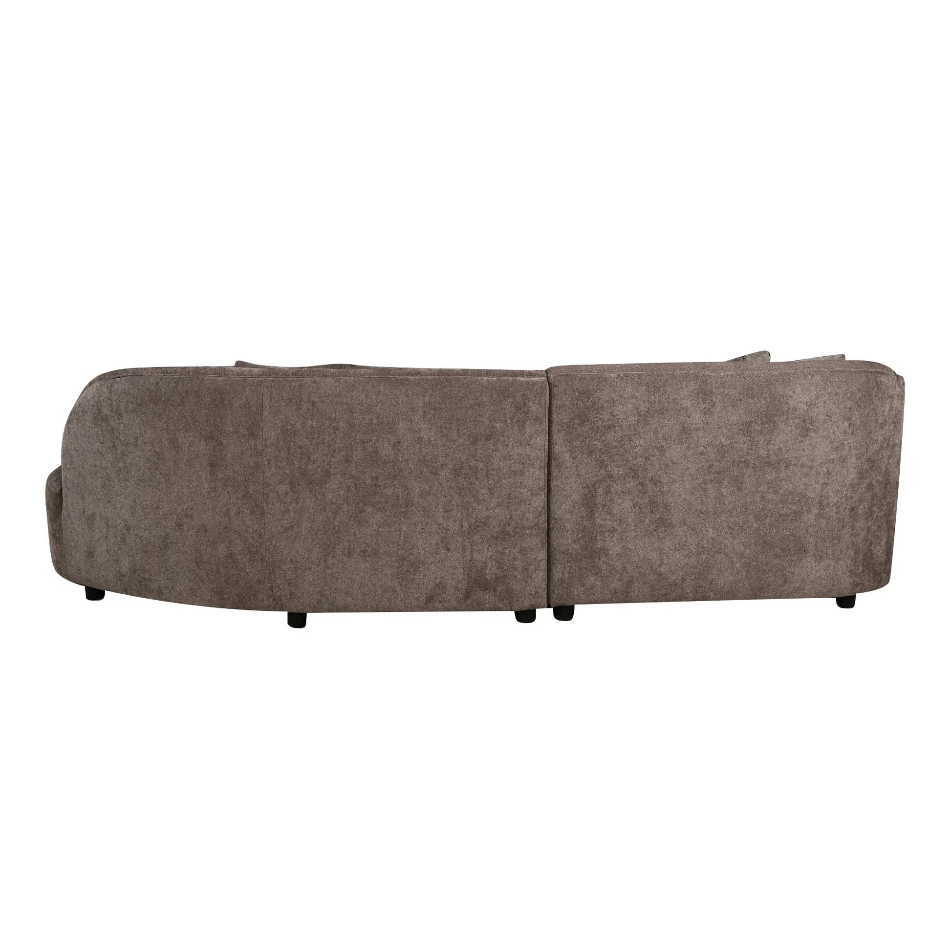 MySofa Novi Hoekbank Grijs 3-zits + Lounge Rechts 282 cm - detailfoto 3