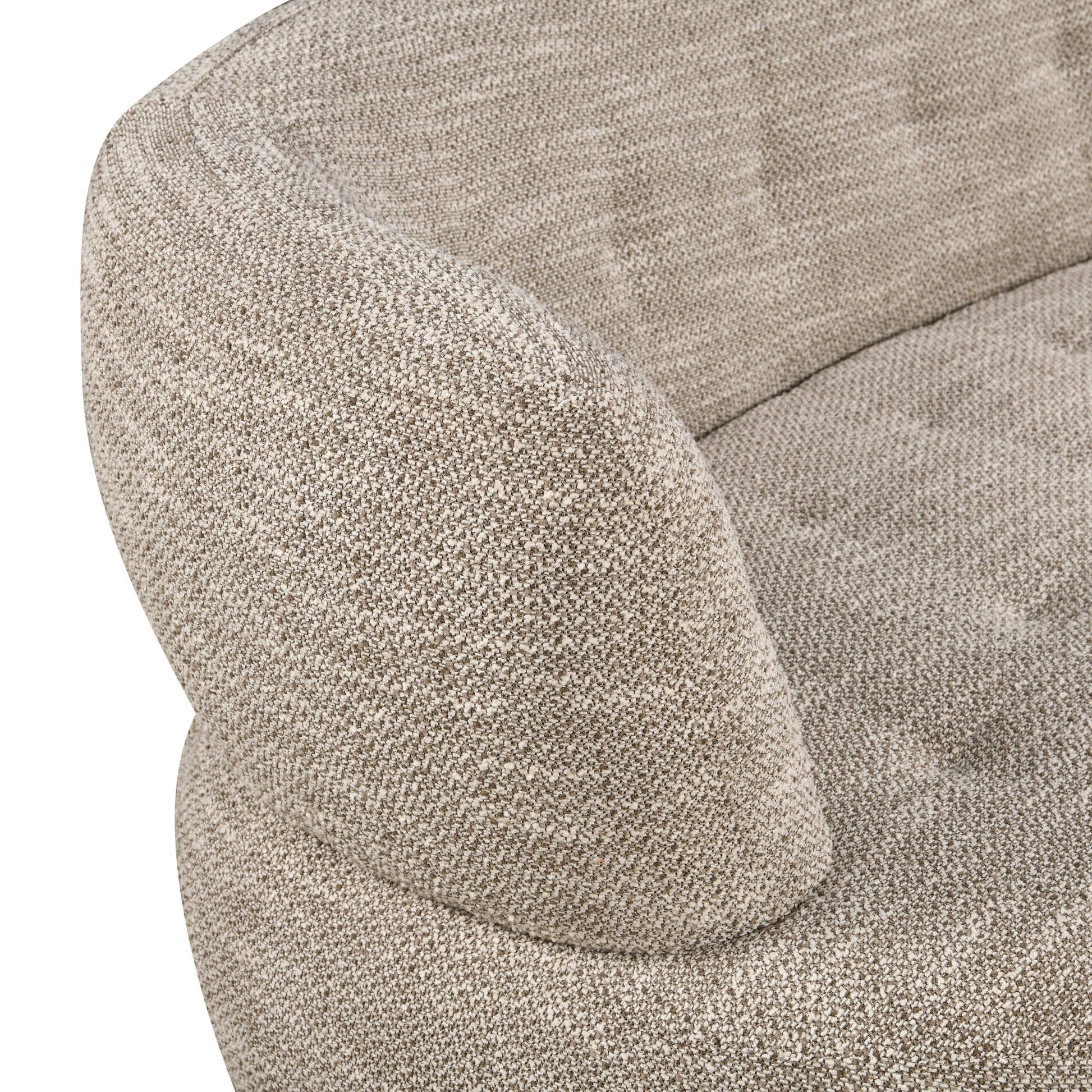 MySofa Amy 3-zitsbank Beige 210 cm - detailfoto 3