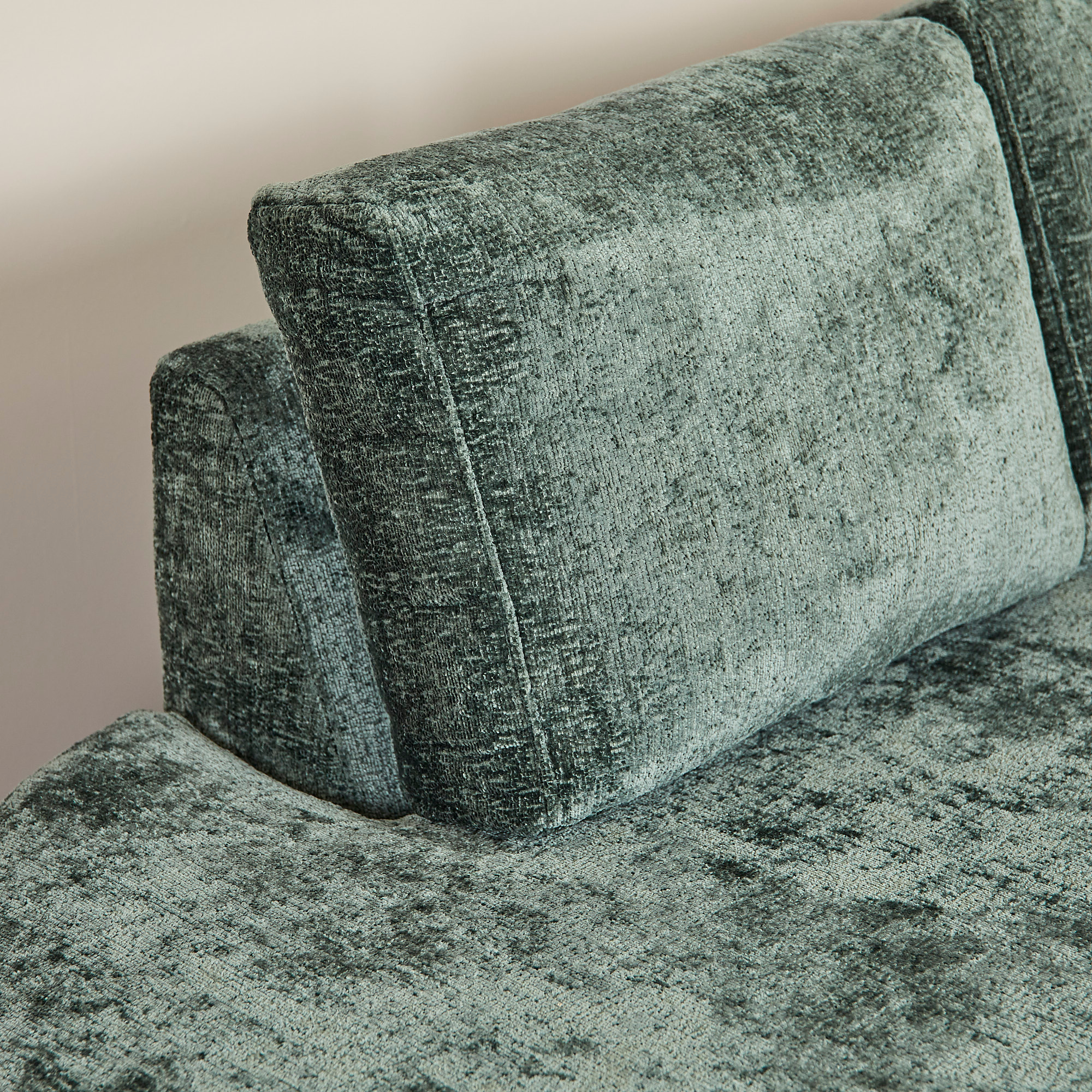 MySofa Alma Hoekbank Groen Divan Links+2,5 zits��