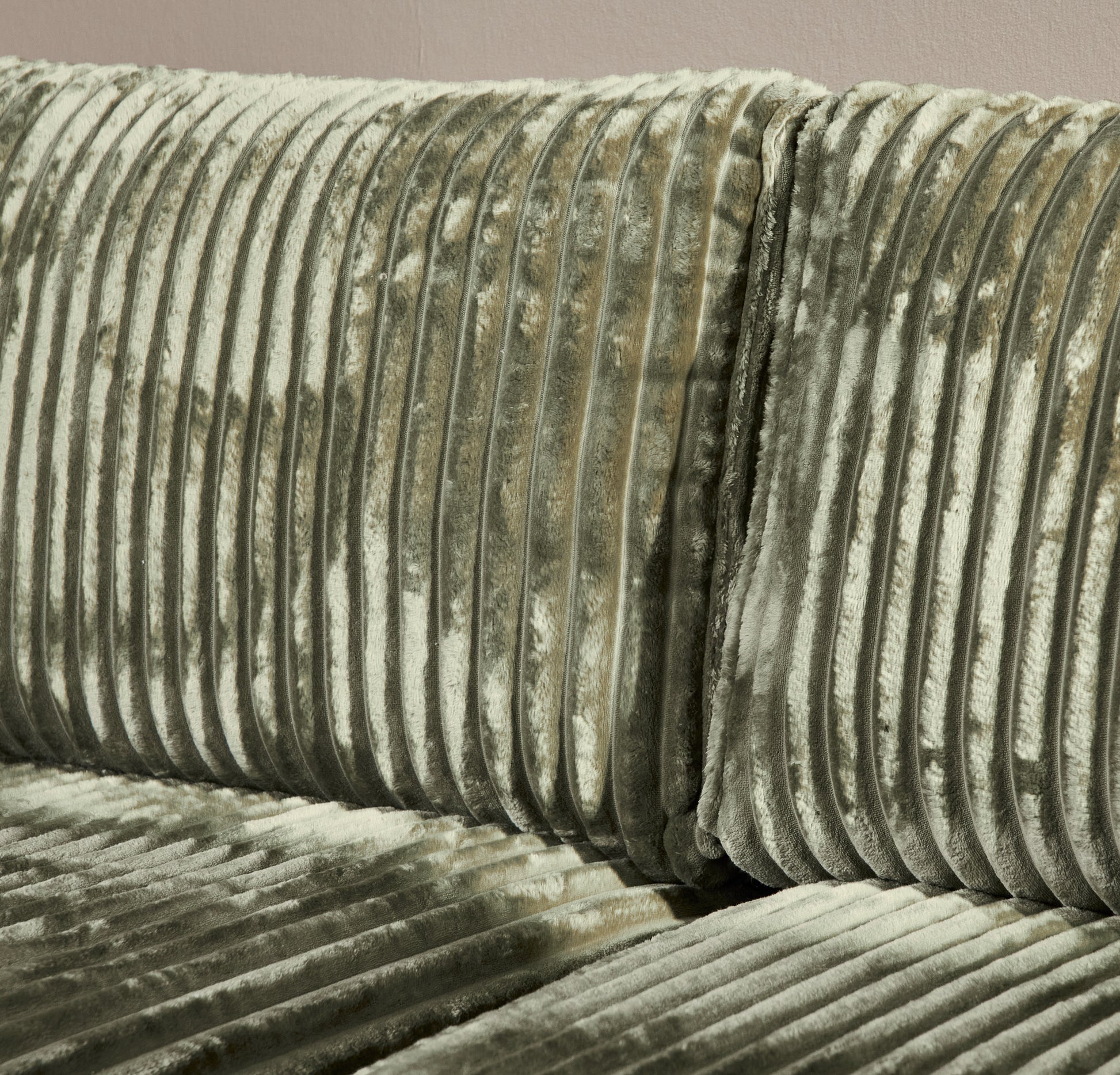 MySofa Teddy hoekbank groen sfeerbeeld woonkamer