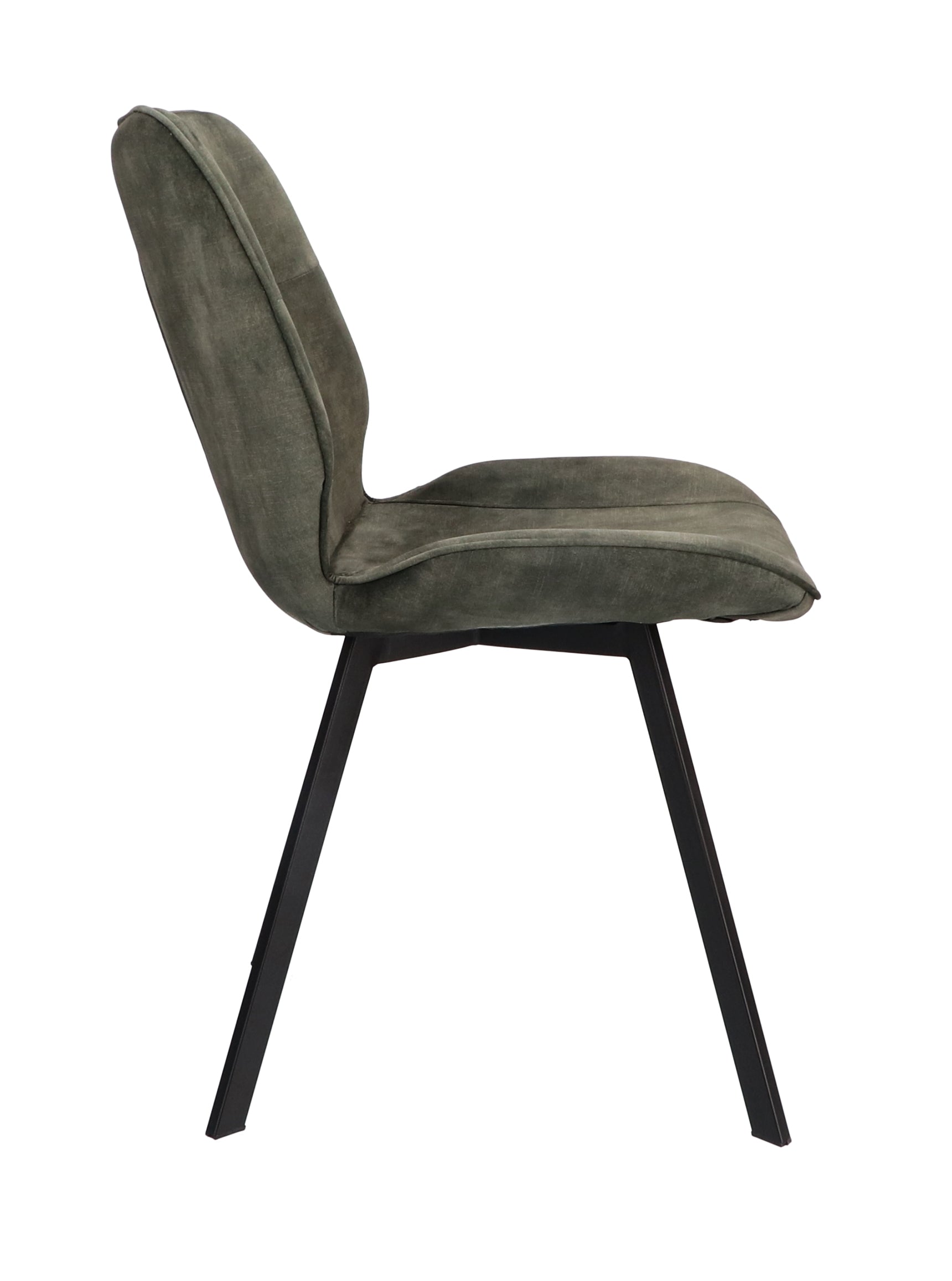 Eetkamerstoel May Stof Adore Hunter Leg Black