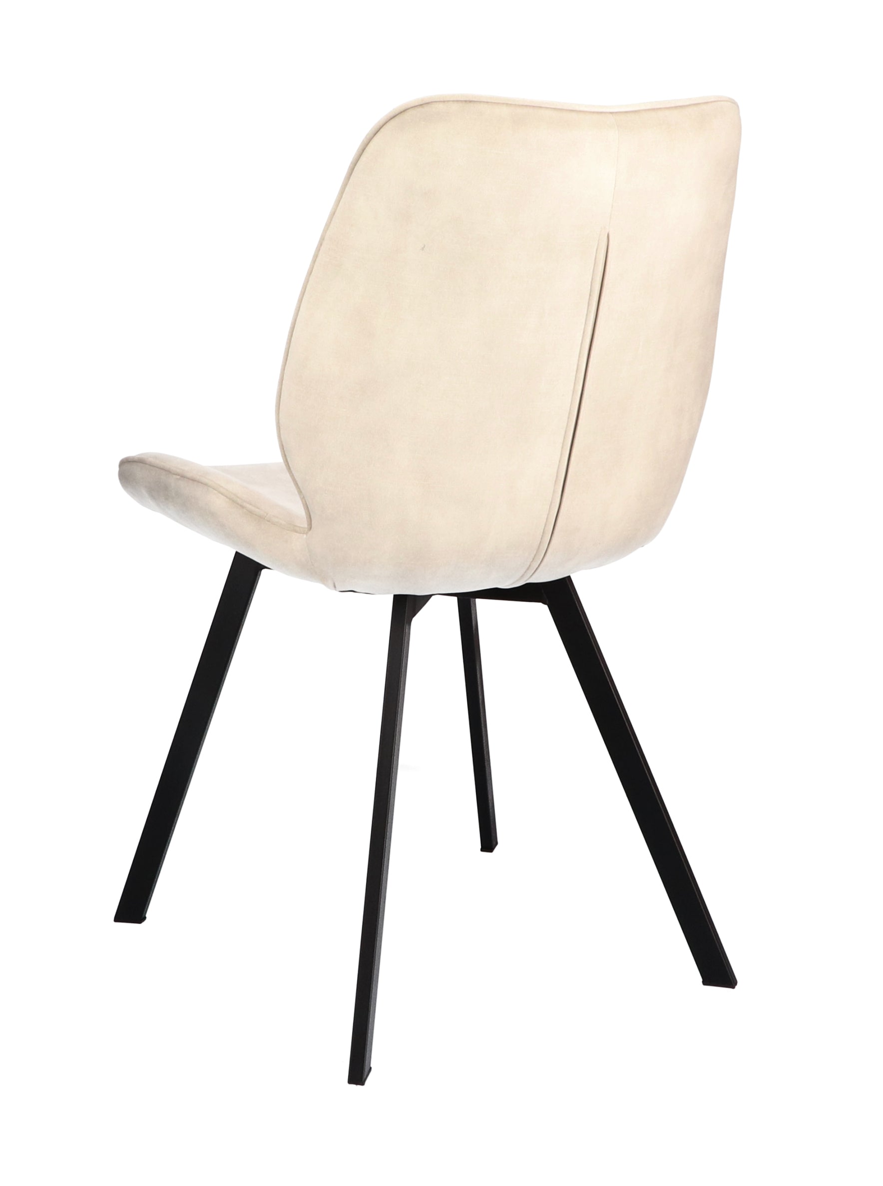Eetkamerstoel May Stof Alpine Natural Leg Black