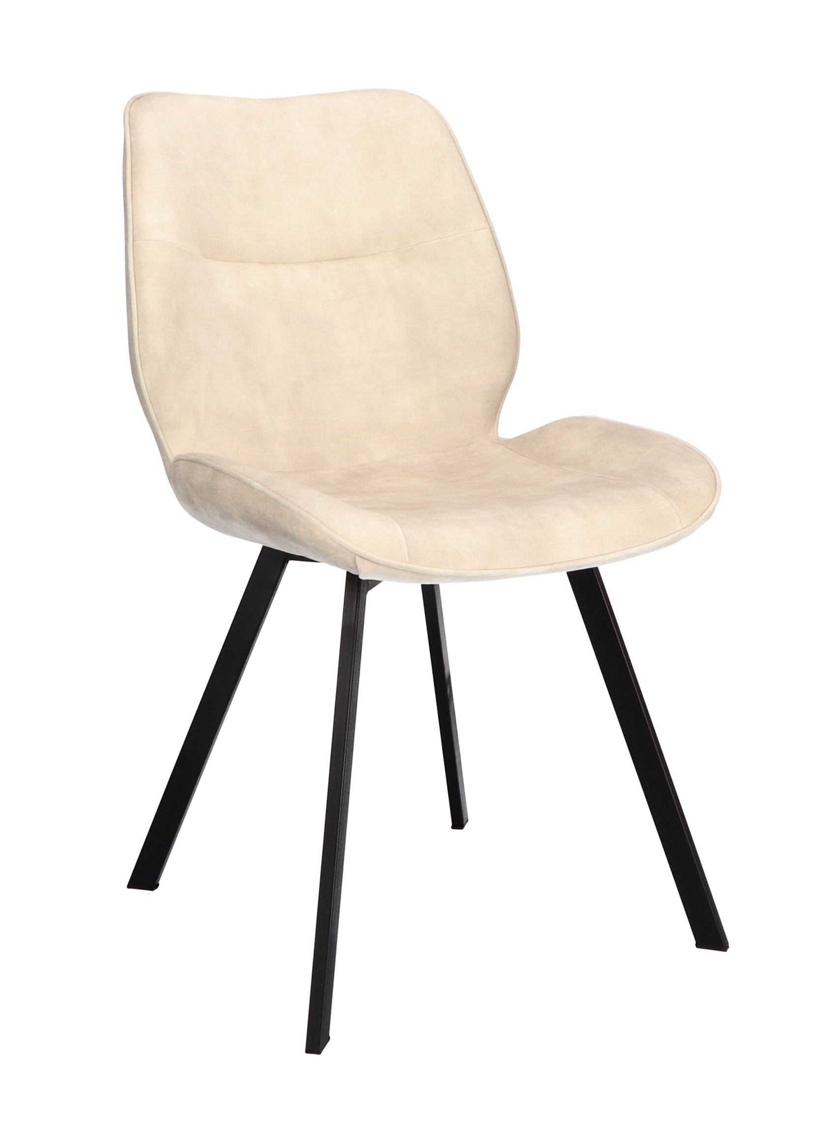 Eetkamerstoel May Stof Alpine Natural Leg Black