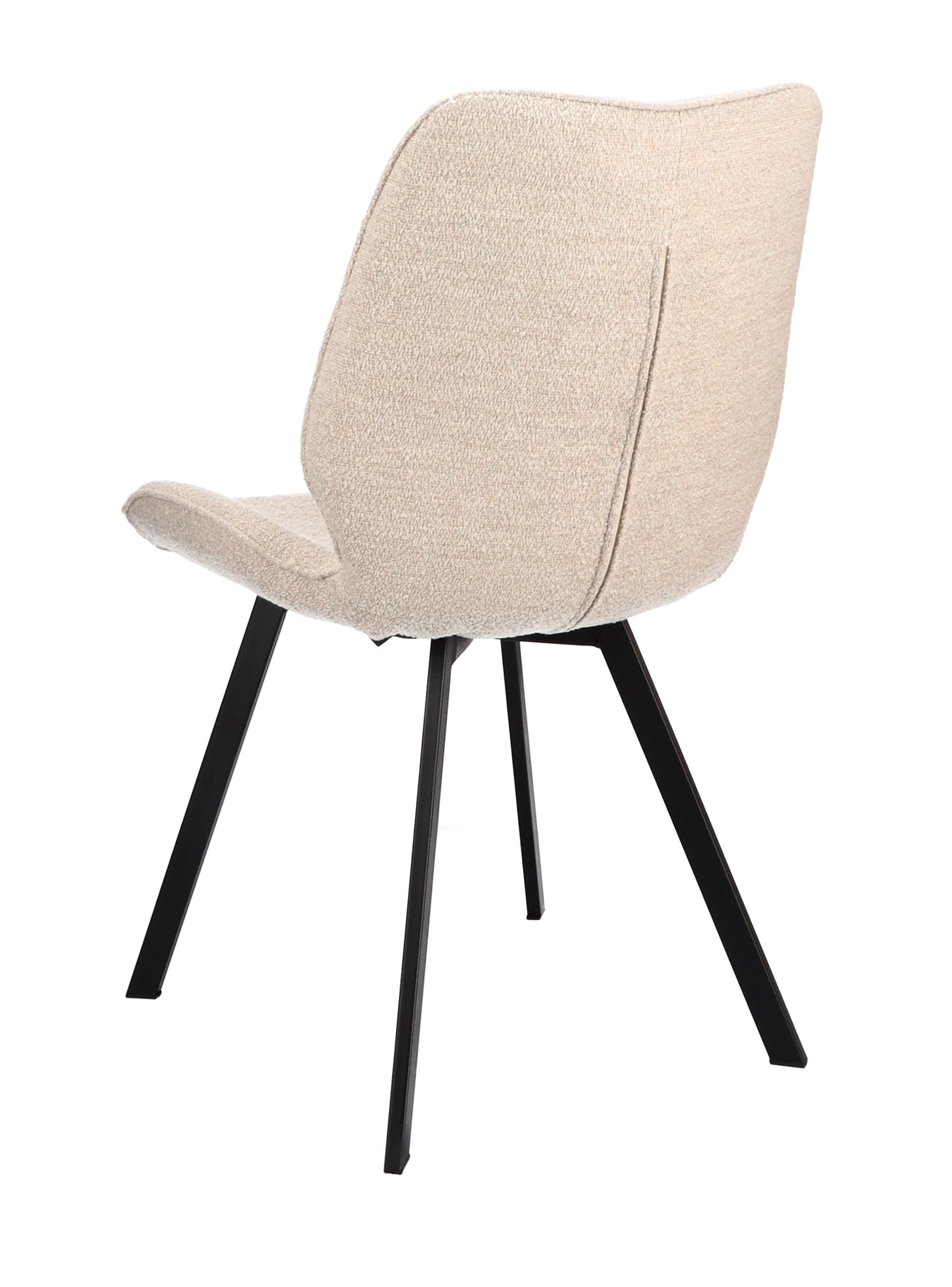 Eetkamerstoel May Stof Adore Hunter Leg Black