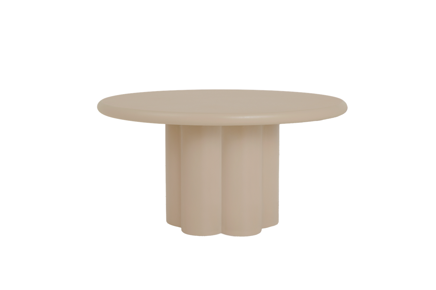 Eetkamertafel – Melzo – Beige – 130 x 130 x 77 cm – Tower Living