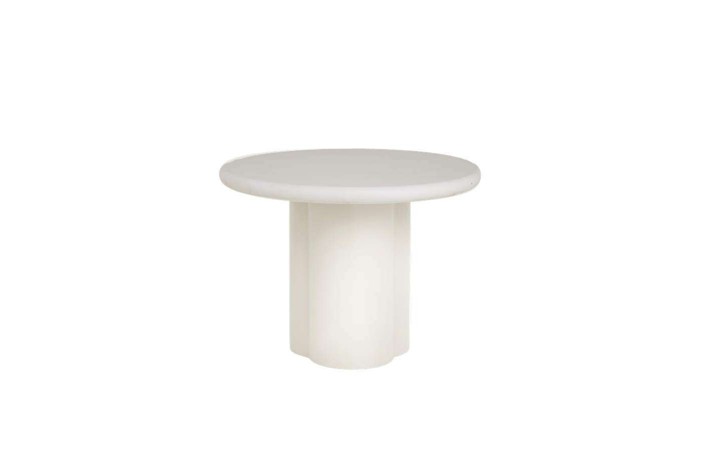 Bijzettafel – Melzo – Wit – 60 x 60 x 45 cm – Tower Living
