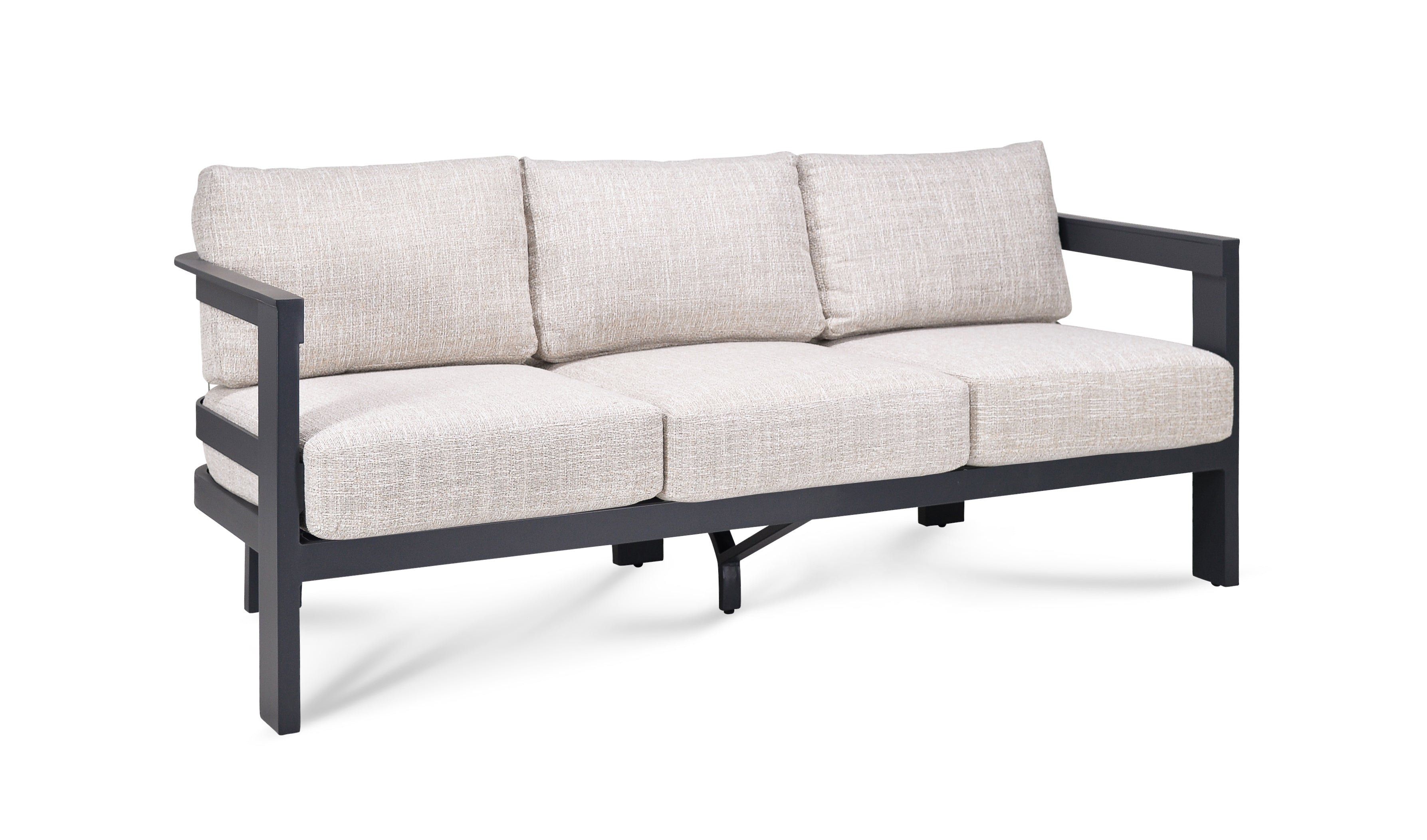 Loungeset Monaco Color Brown Quick Dry / Olefin Aluminum Frame Powder Coated