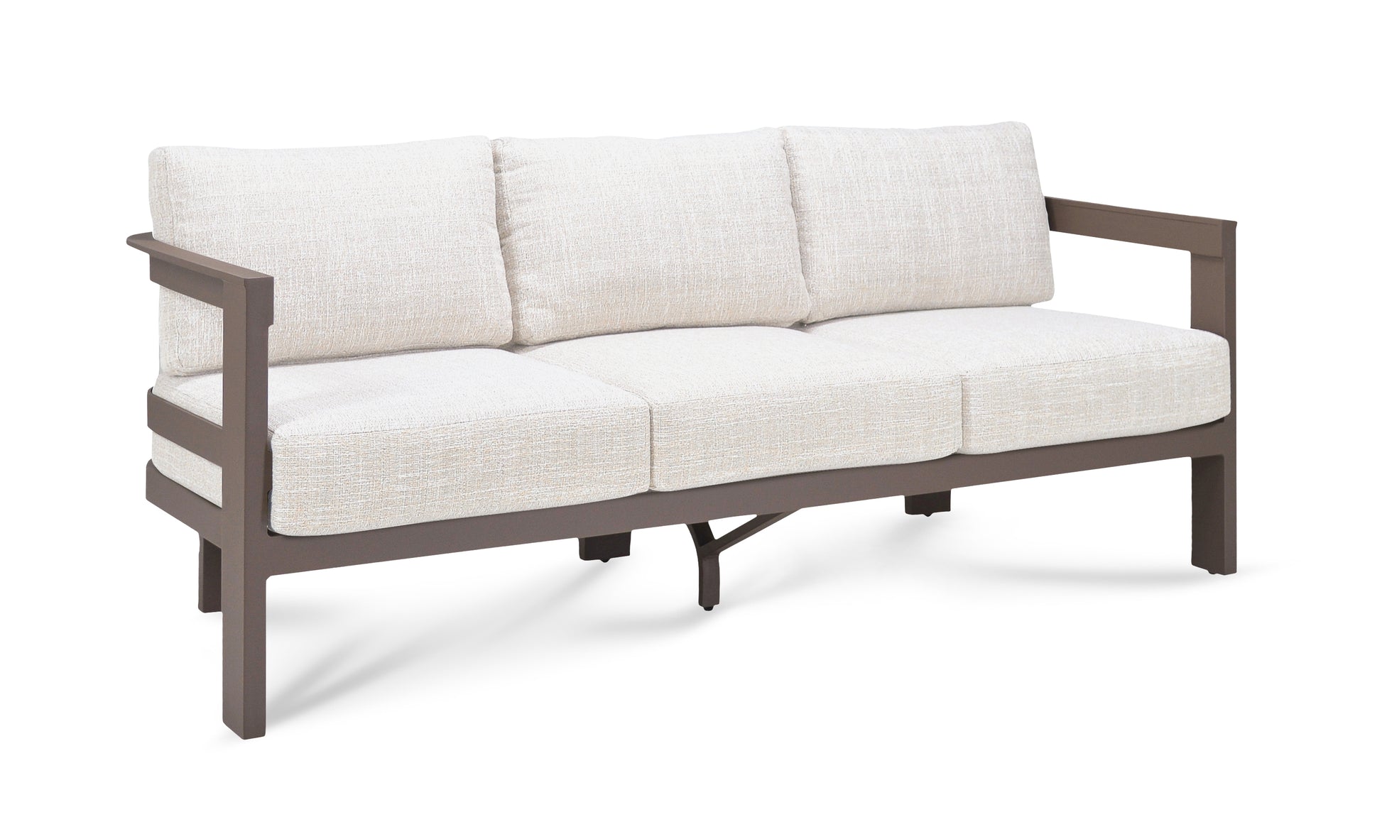 Loungeset Monaco Color Brown Quick Dry / Olefin Aluminum Frame Powder Coated