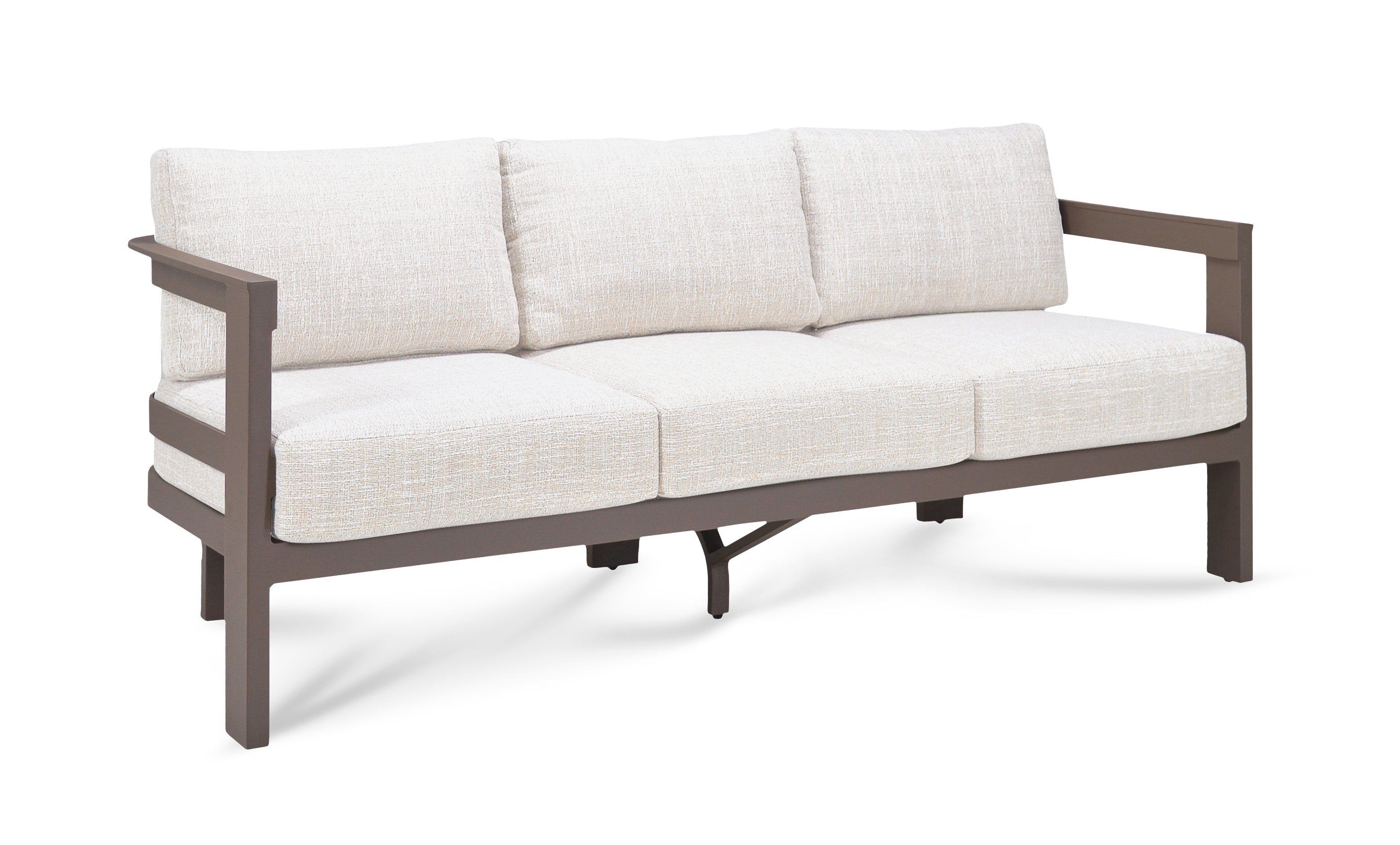 Loungeset Monaco Color Brown Quick Dry / Olefin Aluminum Frame Powder Coated