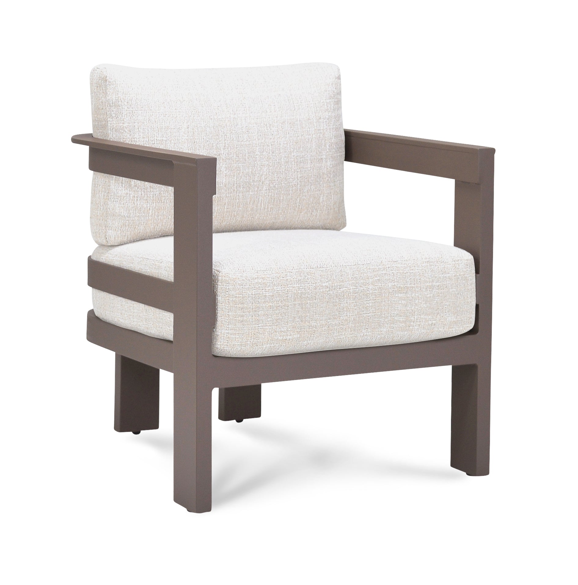 Loungeset Monaco Color Brown Quick Dry / Olefin Aluminum Frame Powder Coated