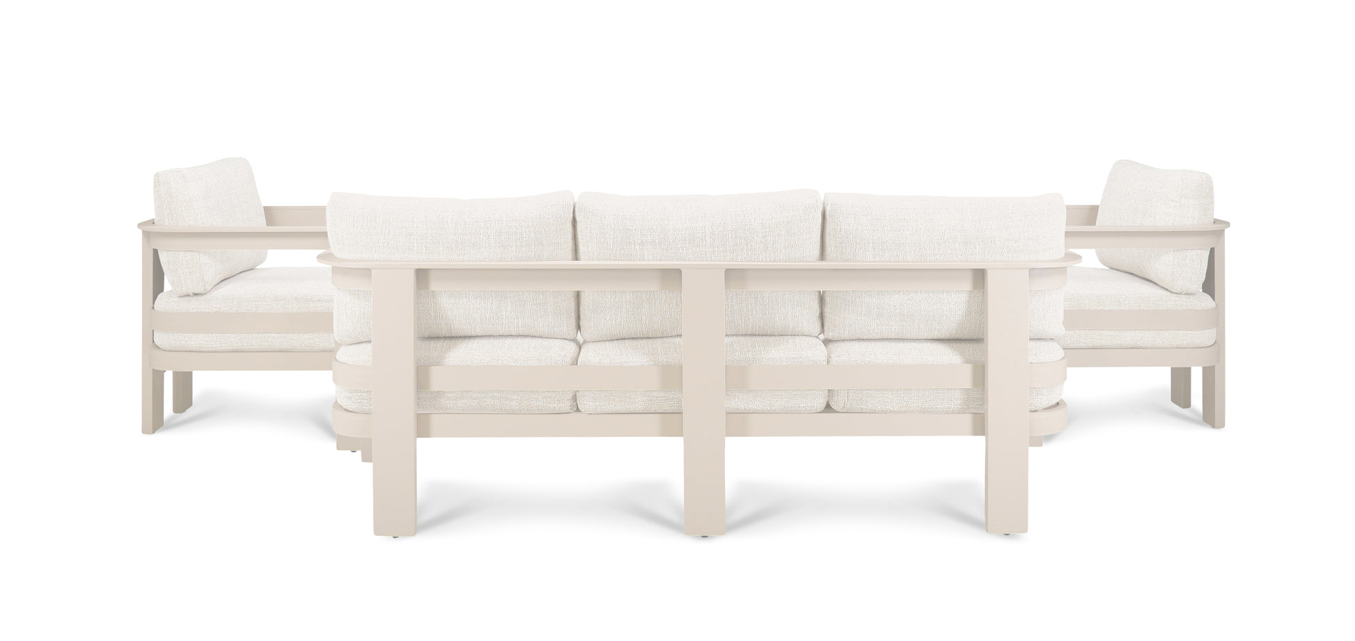 Loungeset Monaco Color Creme Quick Dry / Olefin Aluminum Frame Powder Coated
