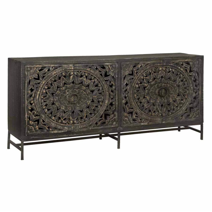 Dressoir – Casina – Zwart – 200 x 90 cm – Tower Living