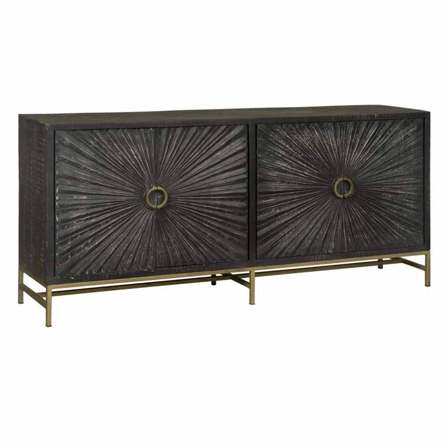 Dressoir – Serina – Zwart – 200 x 90 cm – Tower Living