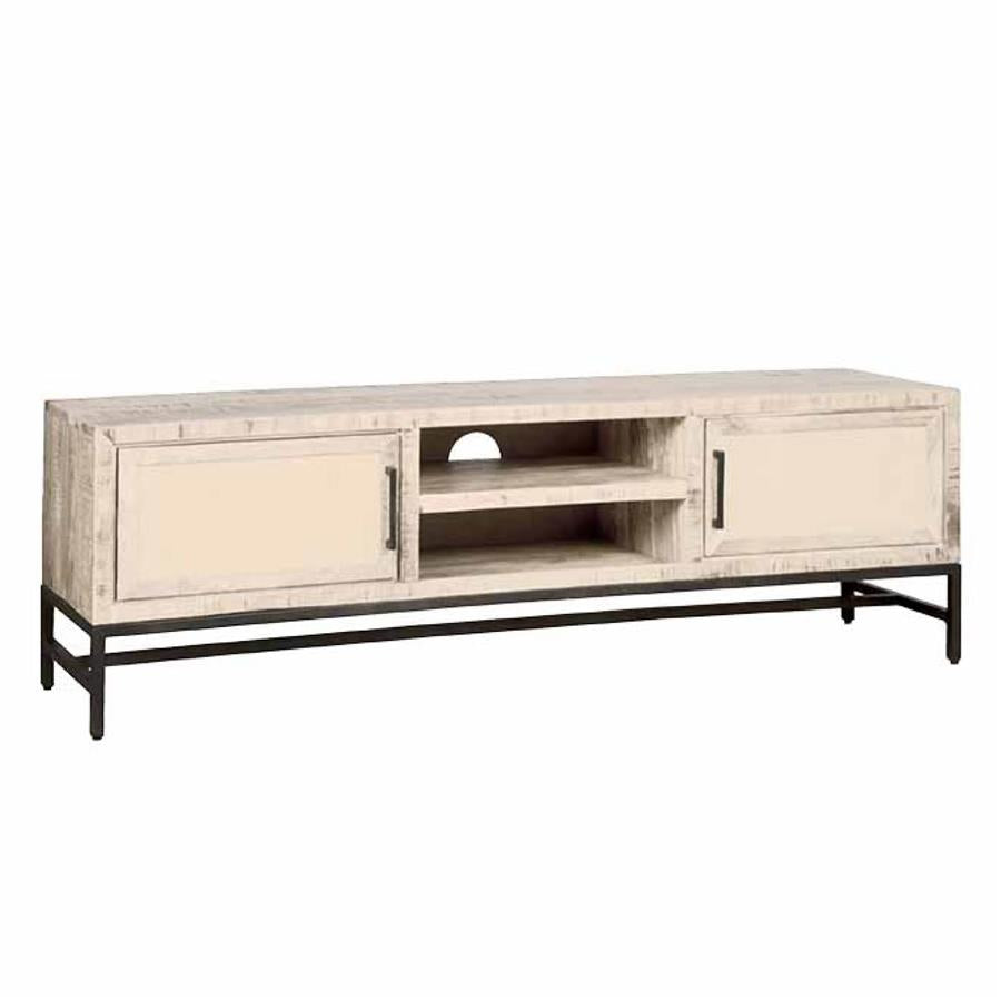 TV-Meubel – Carini – Wit – 160 x 50 cm – Tower Living