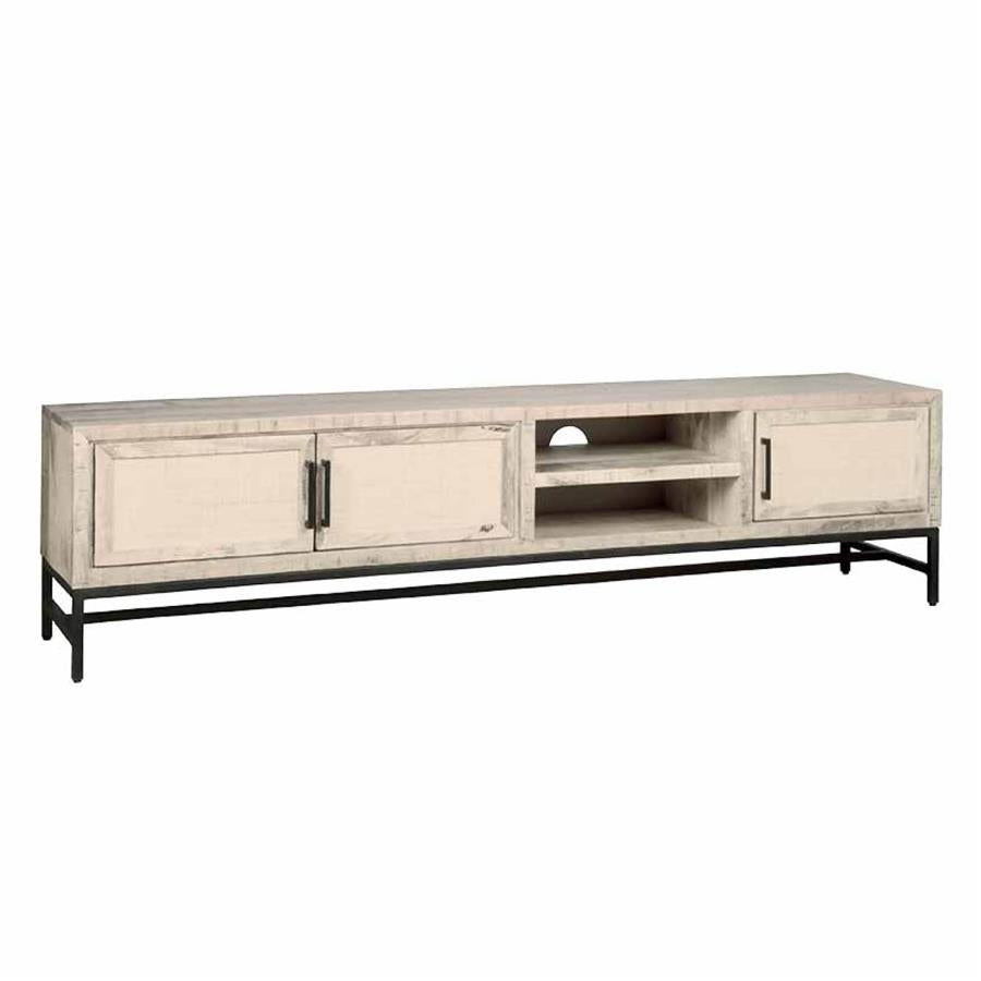 TV-Meubel – Carini – Wit – 200 x 50 cm – Tower Living