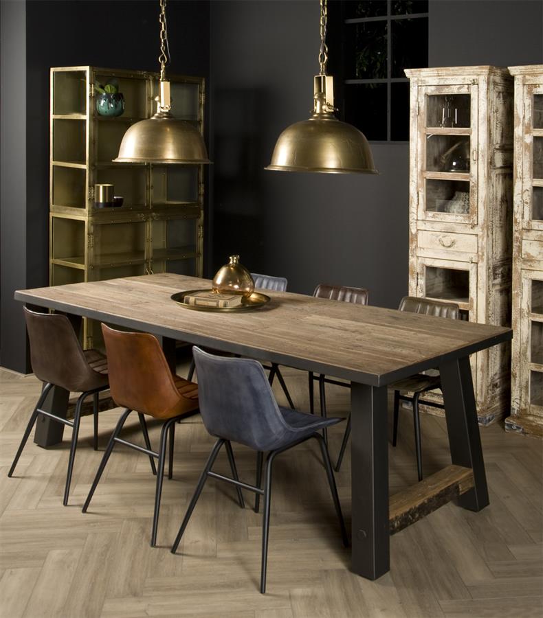 Eetkamertafel – Nano – Bruin – 220 x 100 x 77 cm – Tower Living