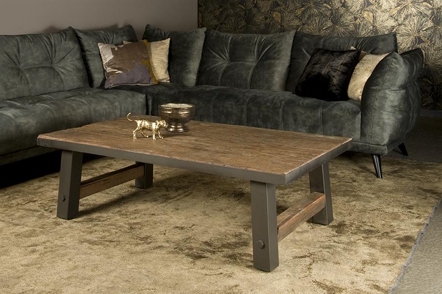 Salontafel – Nano – Bruin – 135 x 75 x 40 cm – Tower Living