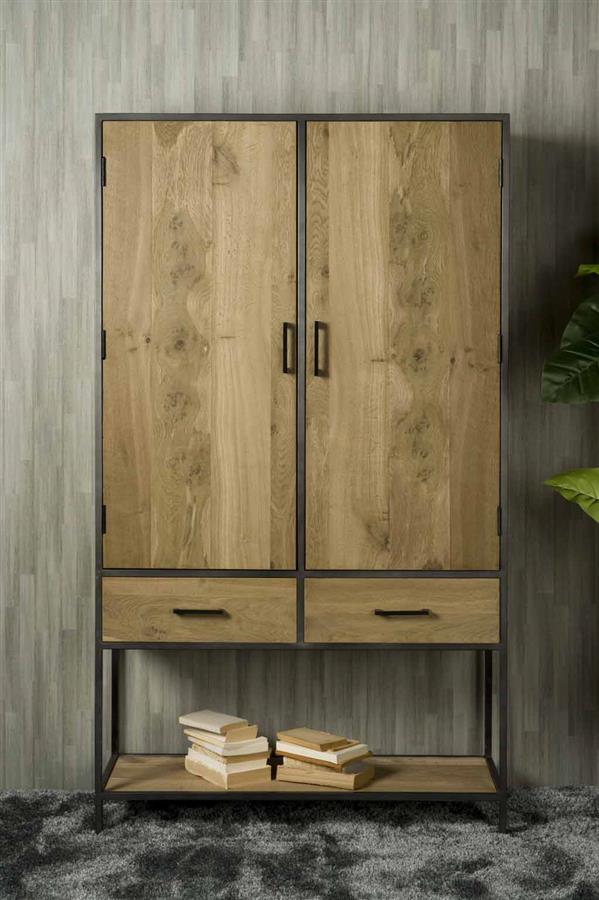 Opbergkast – Luna – Bruin – 115 x 200 cm – Tower Living