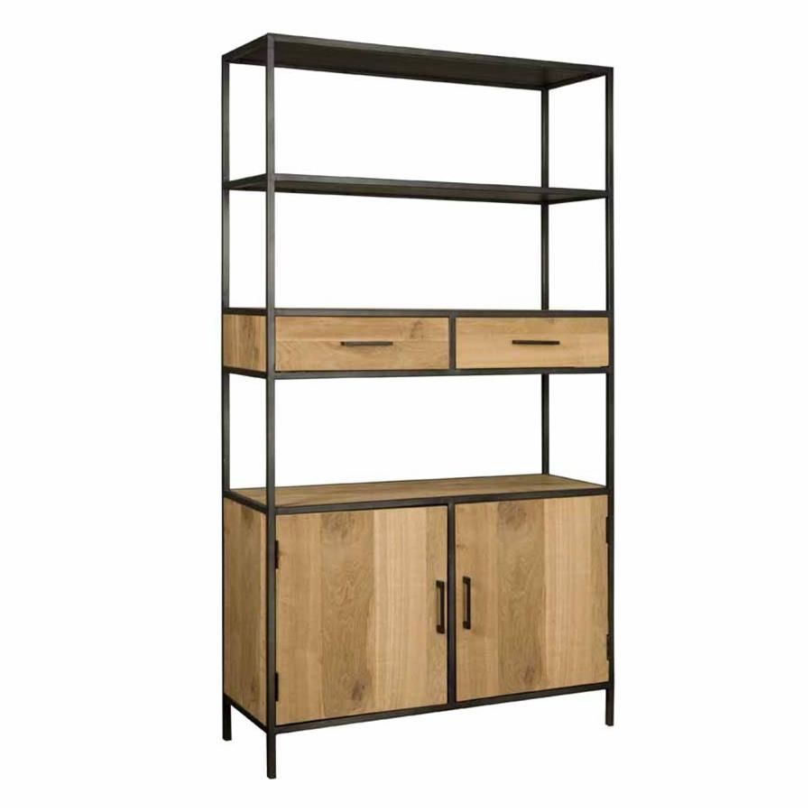 Opbergkast – Luna – Bruin – 115 x 200 cm – Tower Living