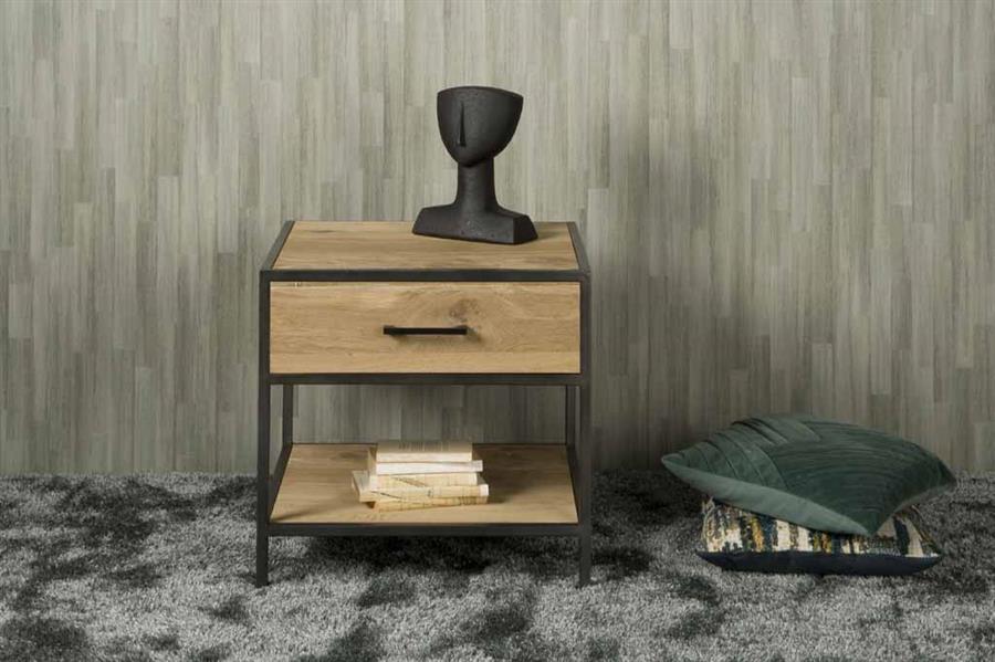 Bijzettafel – Luna – Bruin – 60 x 60 x 60 cm – Tower Living