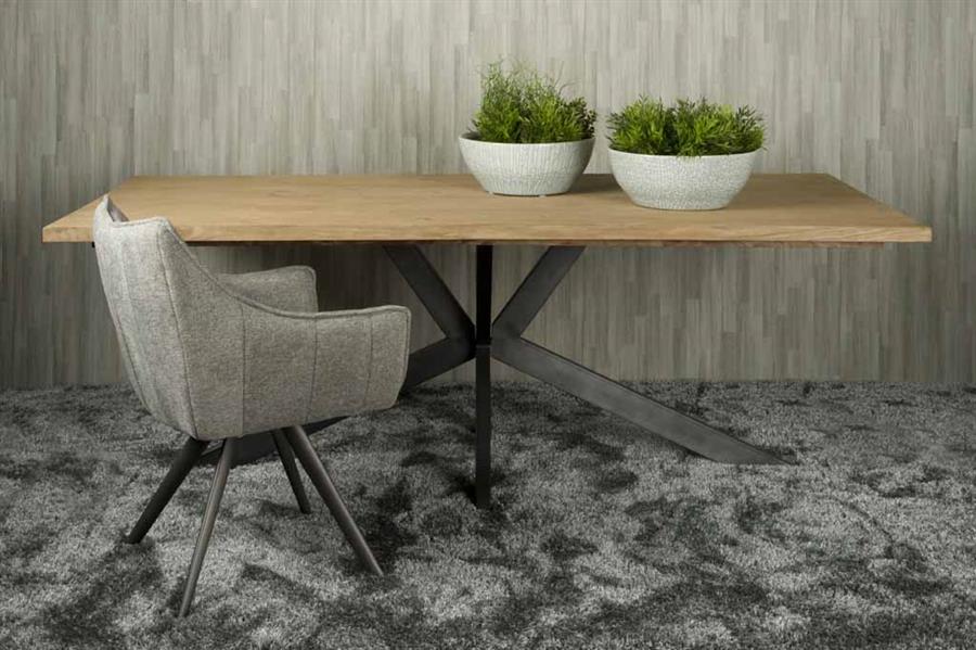 Eetkamertafel – Luna – Bruin – 240 x 100 x 77 cm – Tower Living