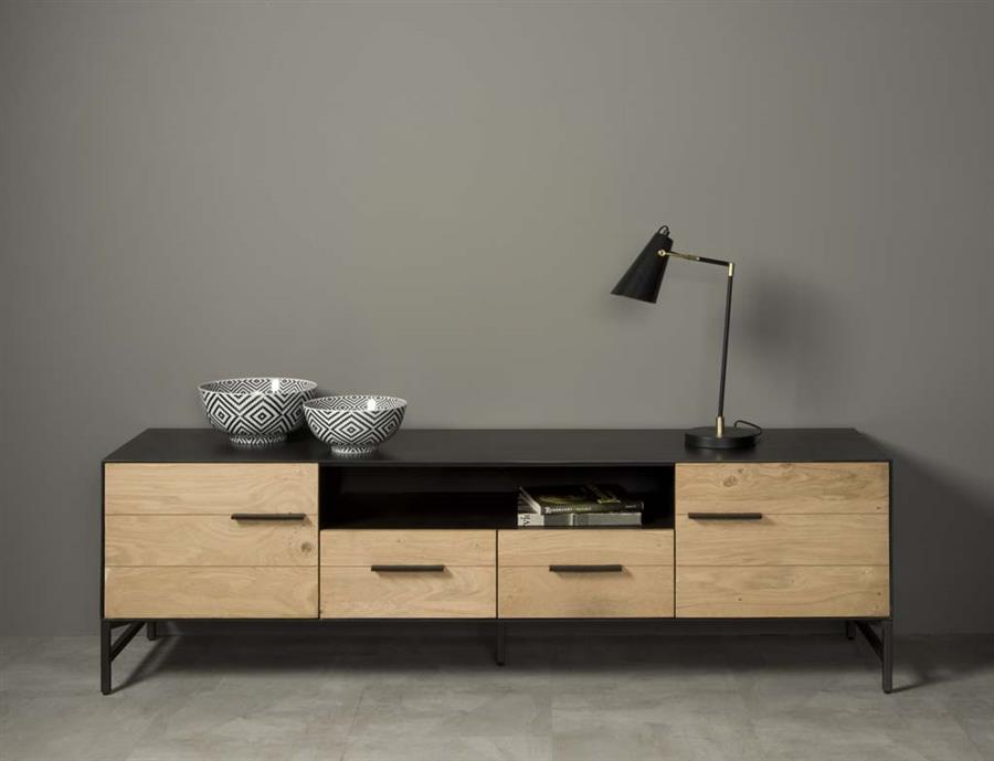 TV-Meubel – Lido – Naturel – 190 x 45 cm – Tower Living