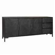 Dressoir Ziano – Zwart – 220 x 90 cm | Tower Living