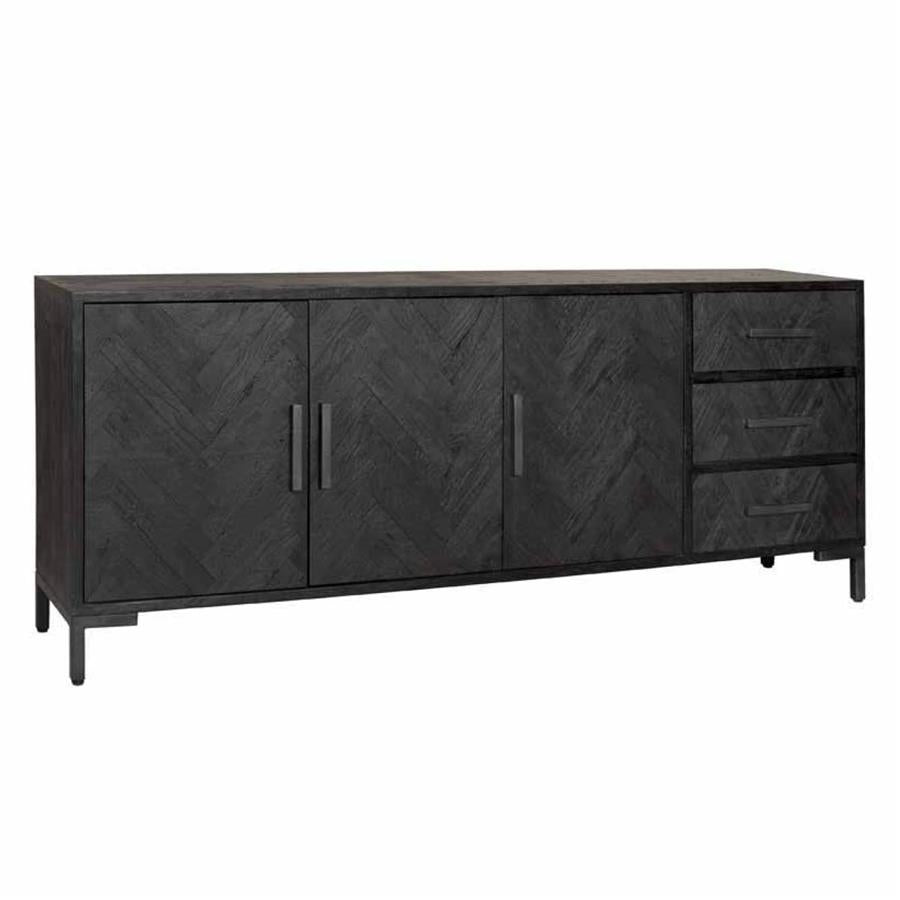 Dressoir – Ziano – Zwart – 220 x 90 cm – Tower Living