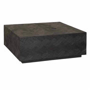Vierkante salontafel Ziano – Zwart – 80 x 80 x 40 cm | Tower Living
