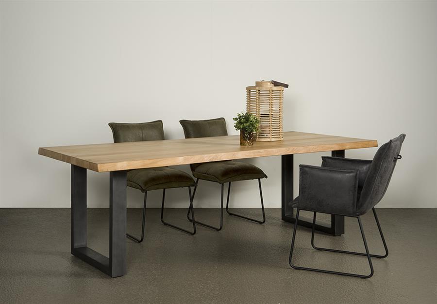 Eetkamertafel – Ultimo – Naturel – 200 x 100 x 78 cm – Tower Living